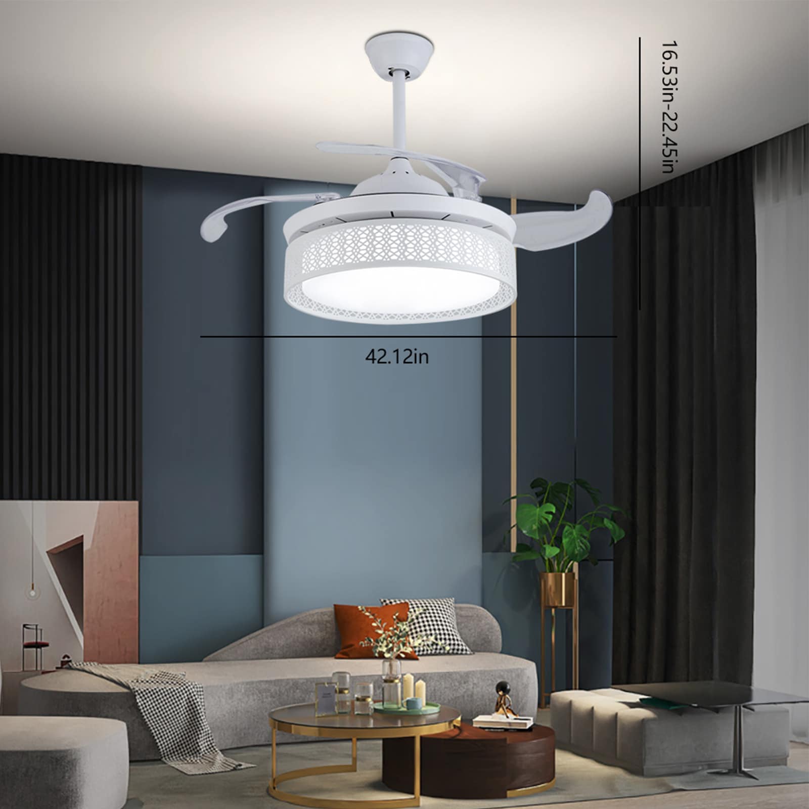 Oukaning HG-HSYXF-4336-US Ceiling-Fans - View #12