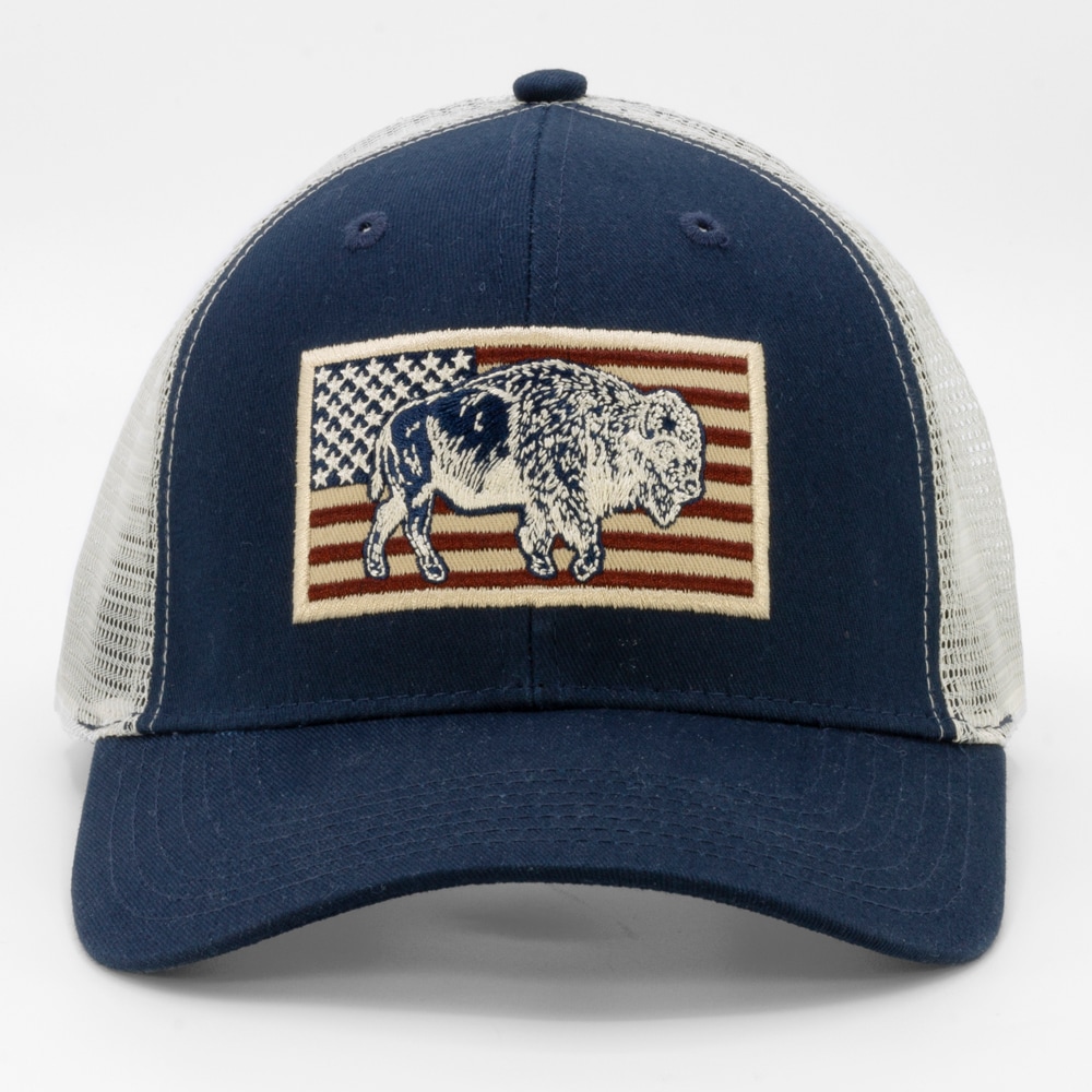 Infinity Brands LOW-0851-GS Men's Dark Navy/Khaki Cotton Baseball cap
