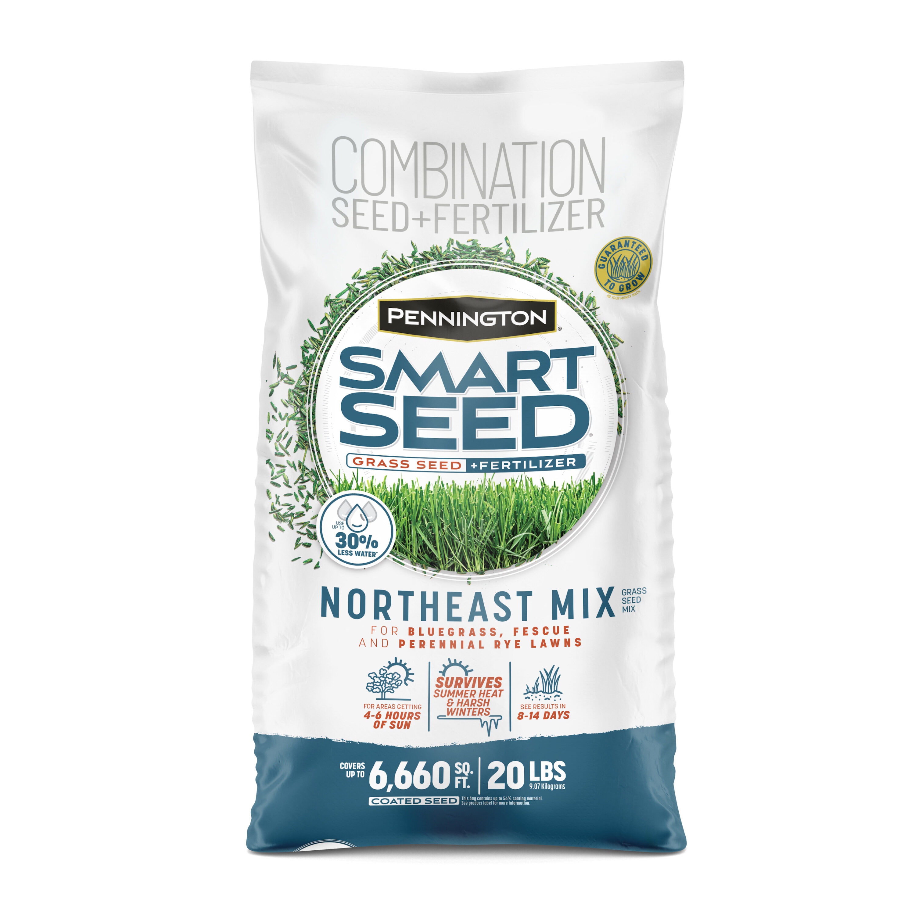 Pennington 2149602267 Smart Seed Northeast 20-lb Mixture/Blend Grass Seed