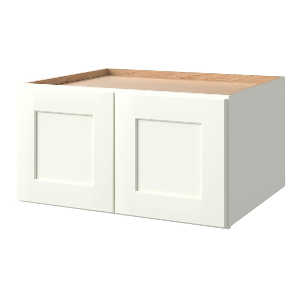 allen + roth Galway 30-in W x 18.125-in H x 24-in D Sage Wall Fully Assembled Cabinet (Flat Panel Shaker Door Style)