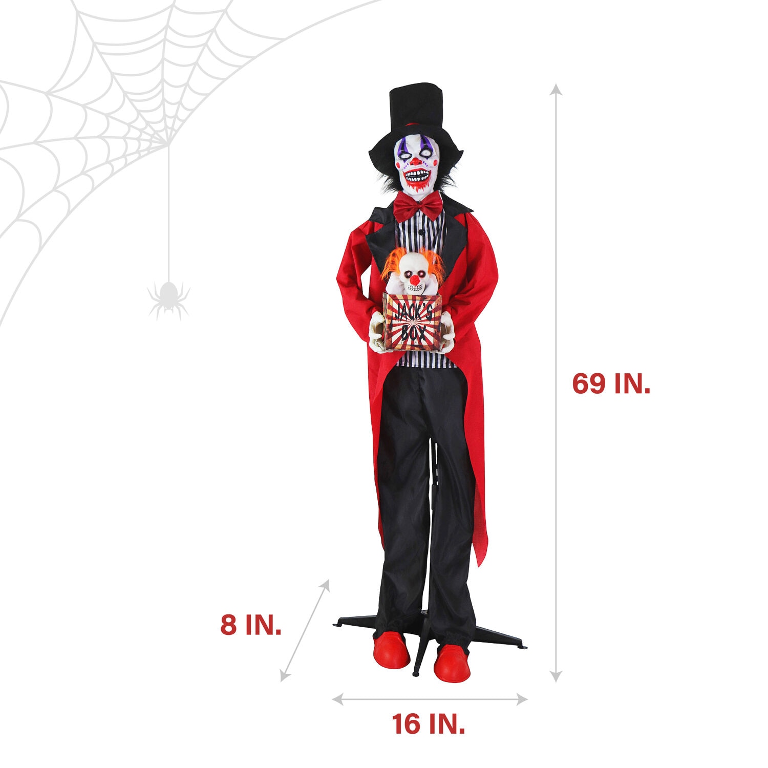 Haunted Hill Farm 5.75-ft Freestanding Talking Lighted Billy Haunted Hill Farm 5.75-ft Freestanding Talking Lighted Billy