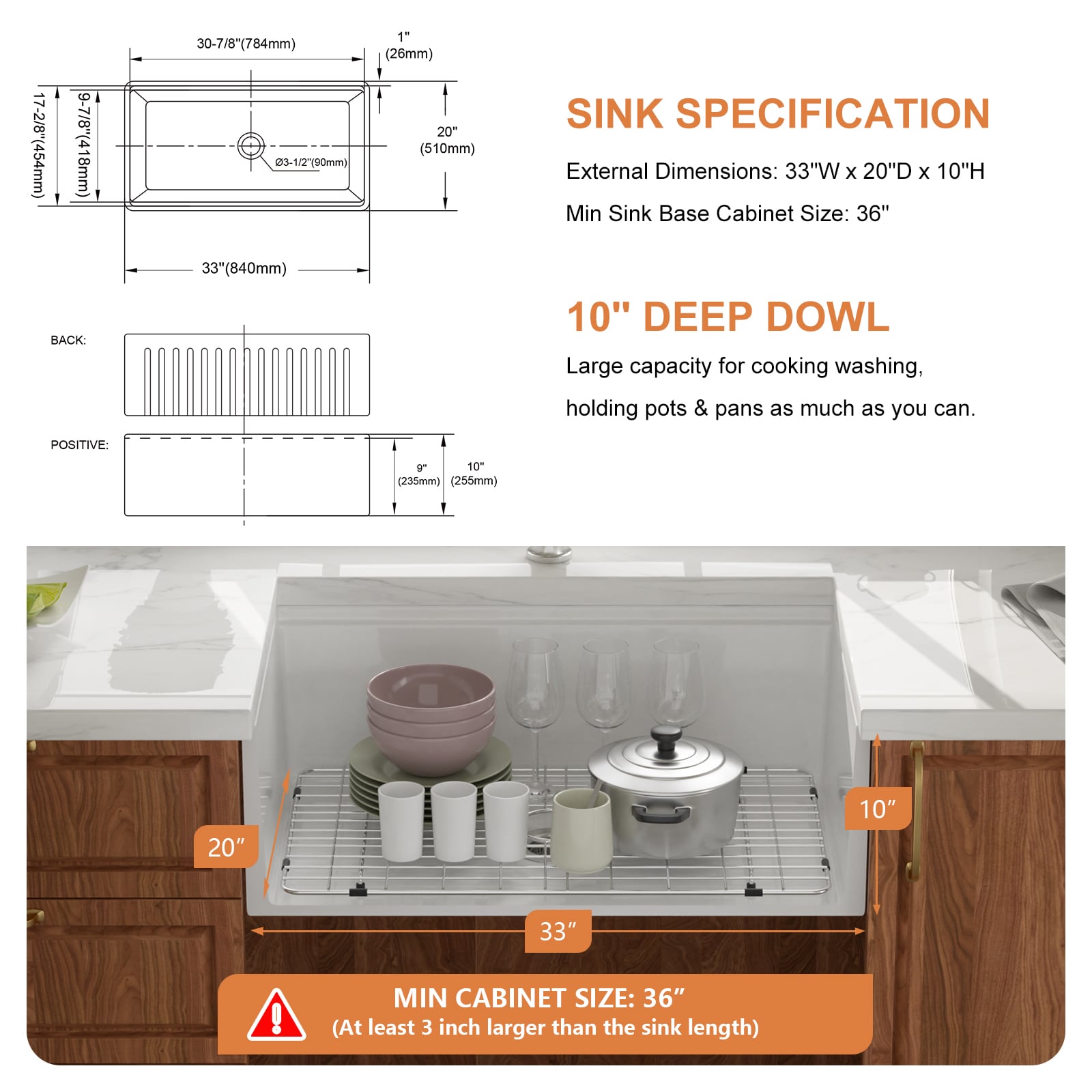 Lordear LD-TCS33DG-2 Kitchen-Sinks - View #9