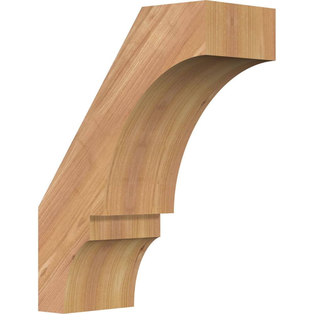 Ekena Millwork BRC06X12X16BOA00SWR 5-1/2-in x 12-in x 16-in Western Red Cedar Unfinished Wood Balboa Smooth Knee Brace