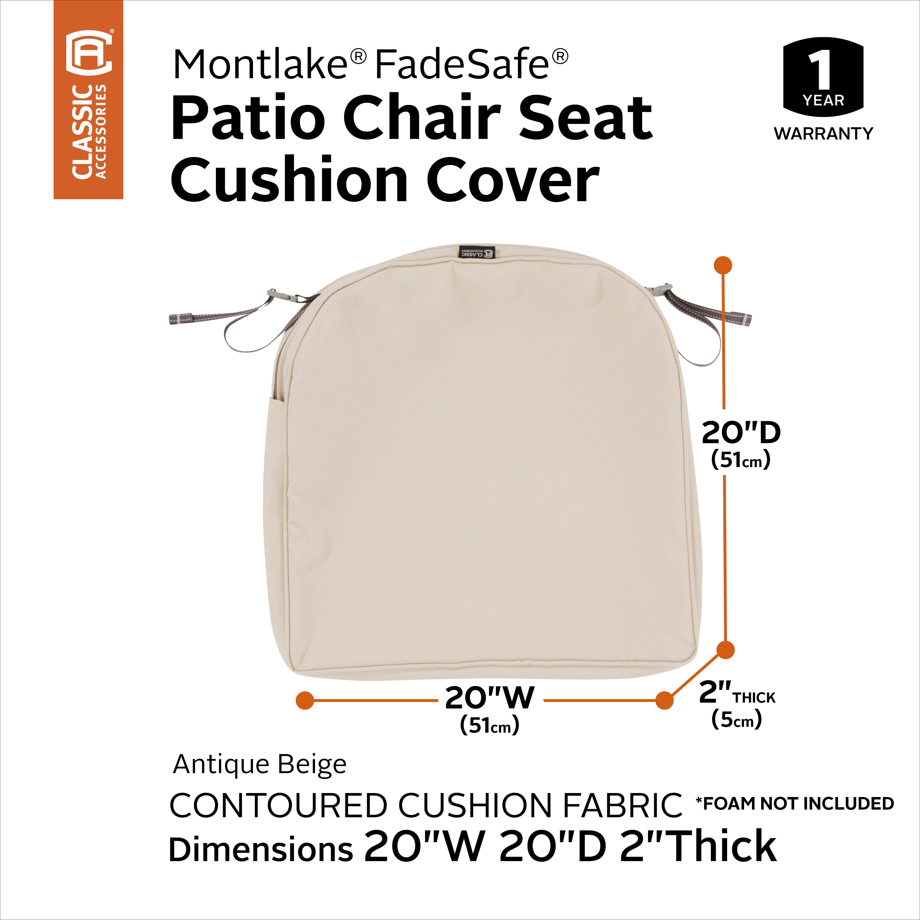 Classic Accessories 60-024-010301-RT Patio-Furniture-Cushions - View #3