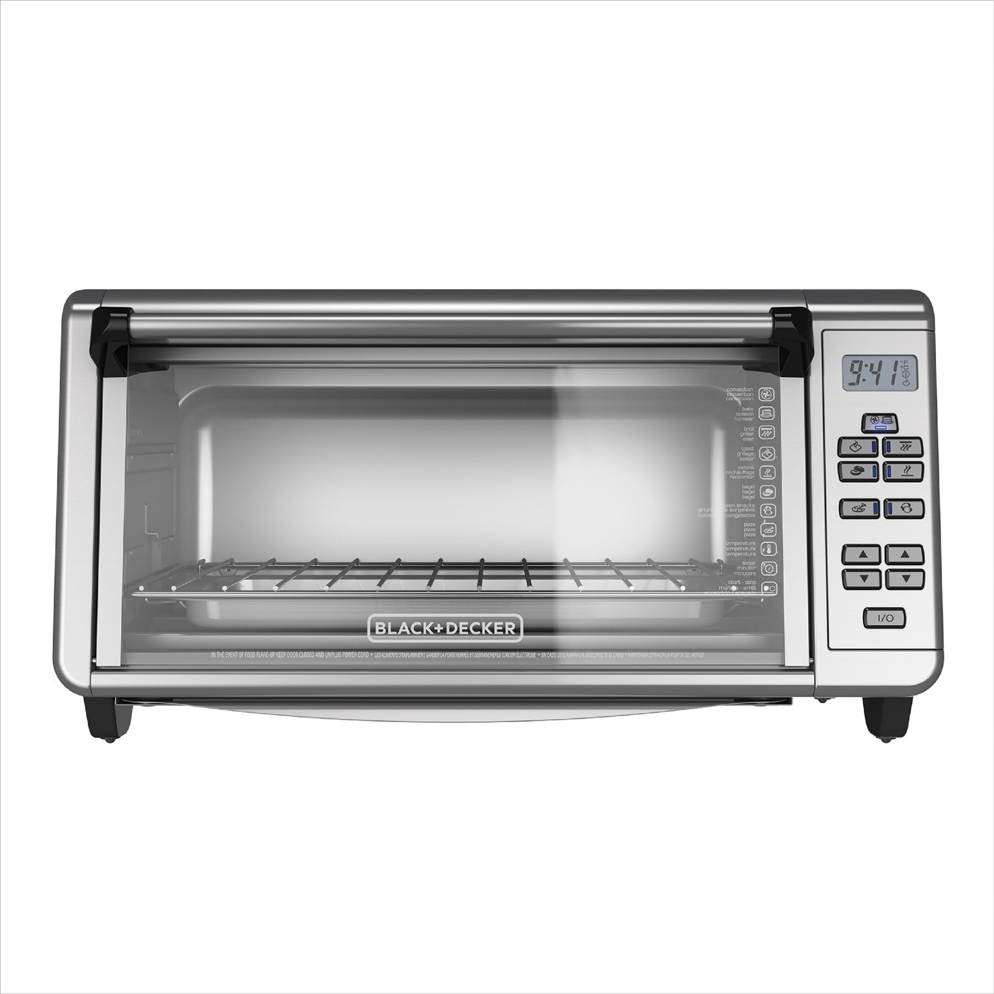 BLACK+DECKER 8-Slice Stainless Steel Convection Toaster Oven (1500