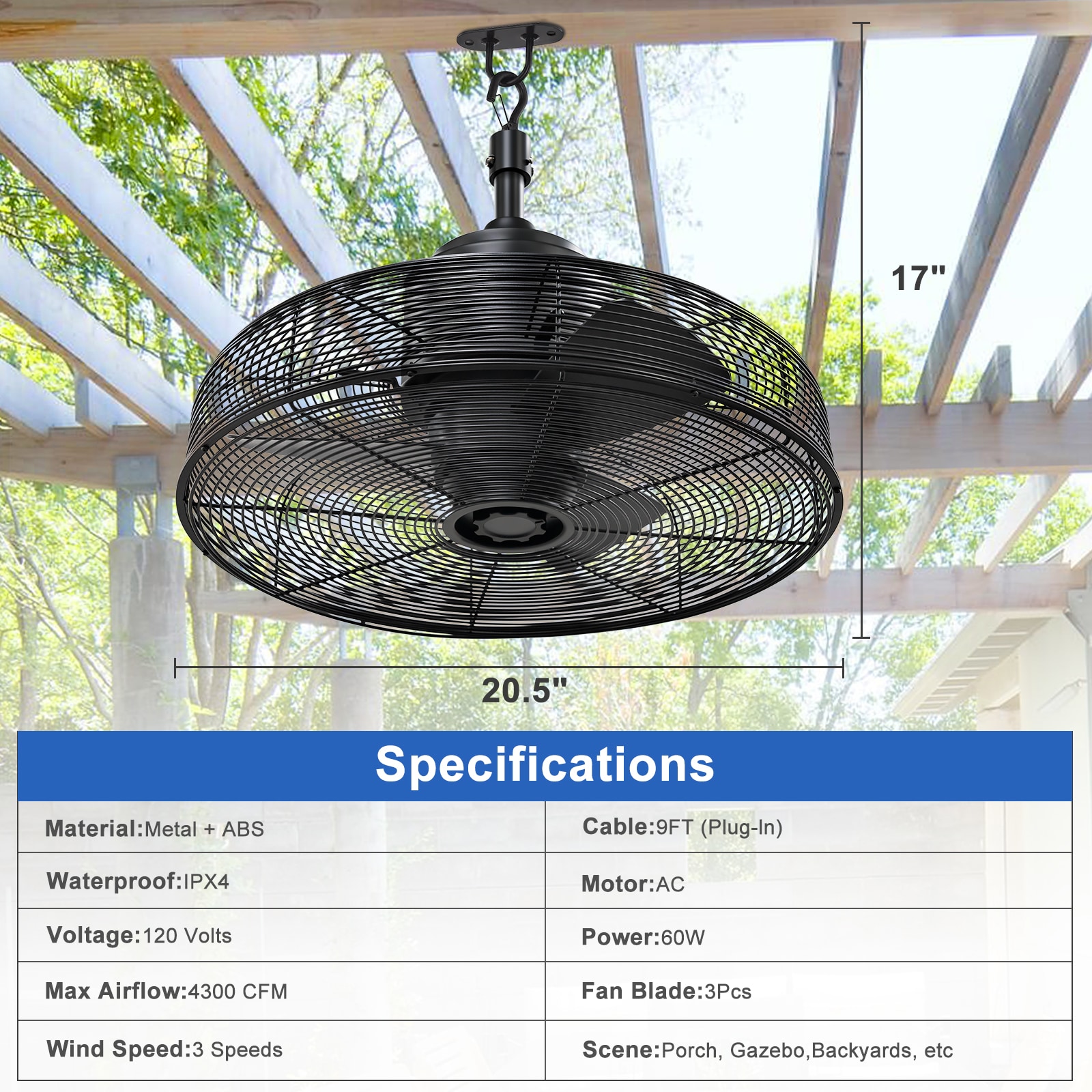 Breezary 36001-BK Ceiling-Fans - View #10