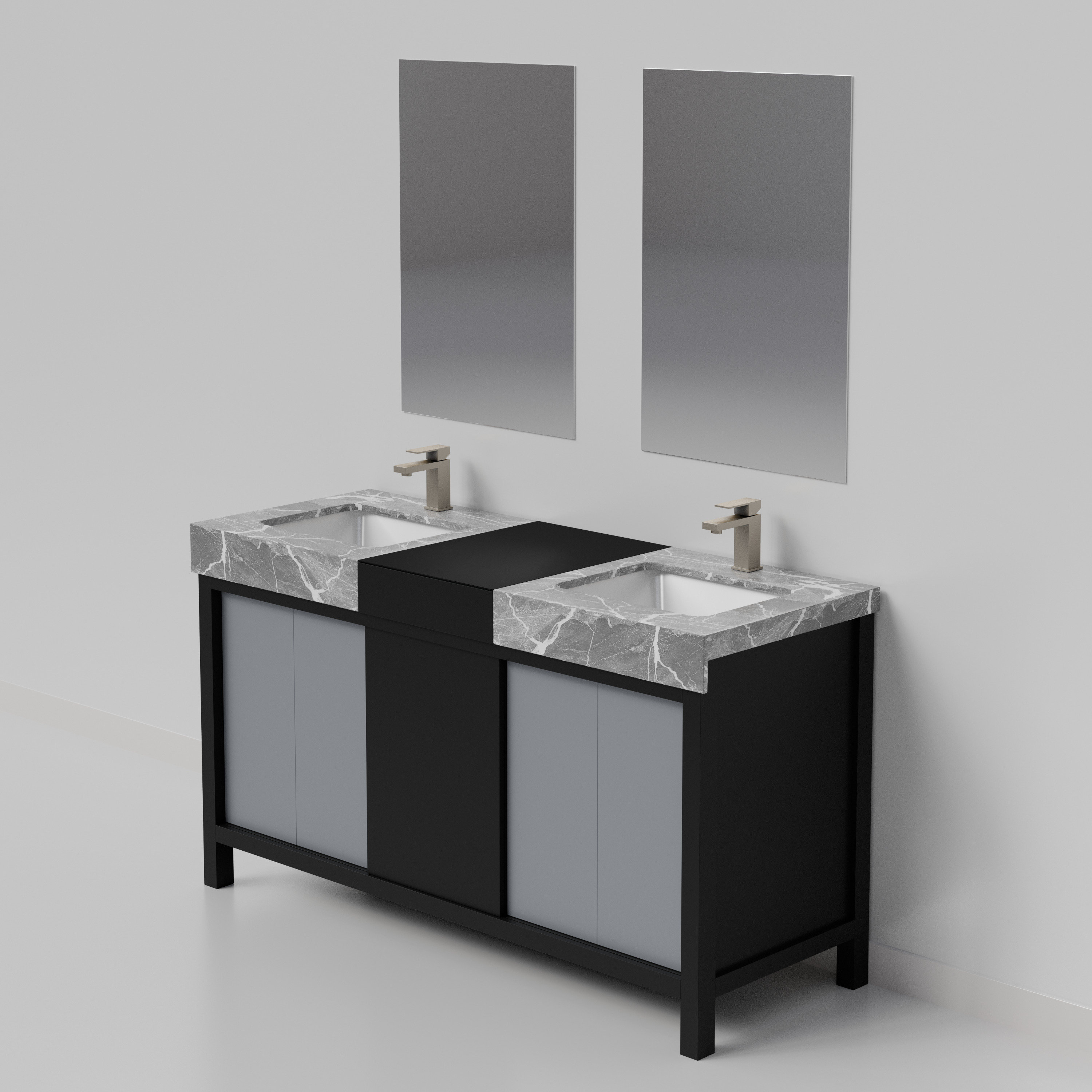 Lexora LZ342260DLISM28FBG Bath-Vanity-Combo - View #7
