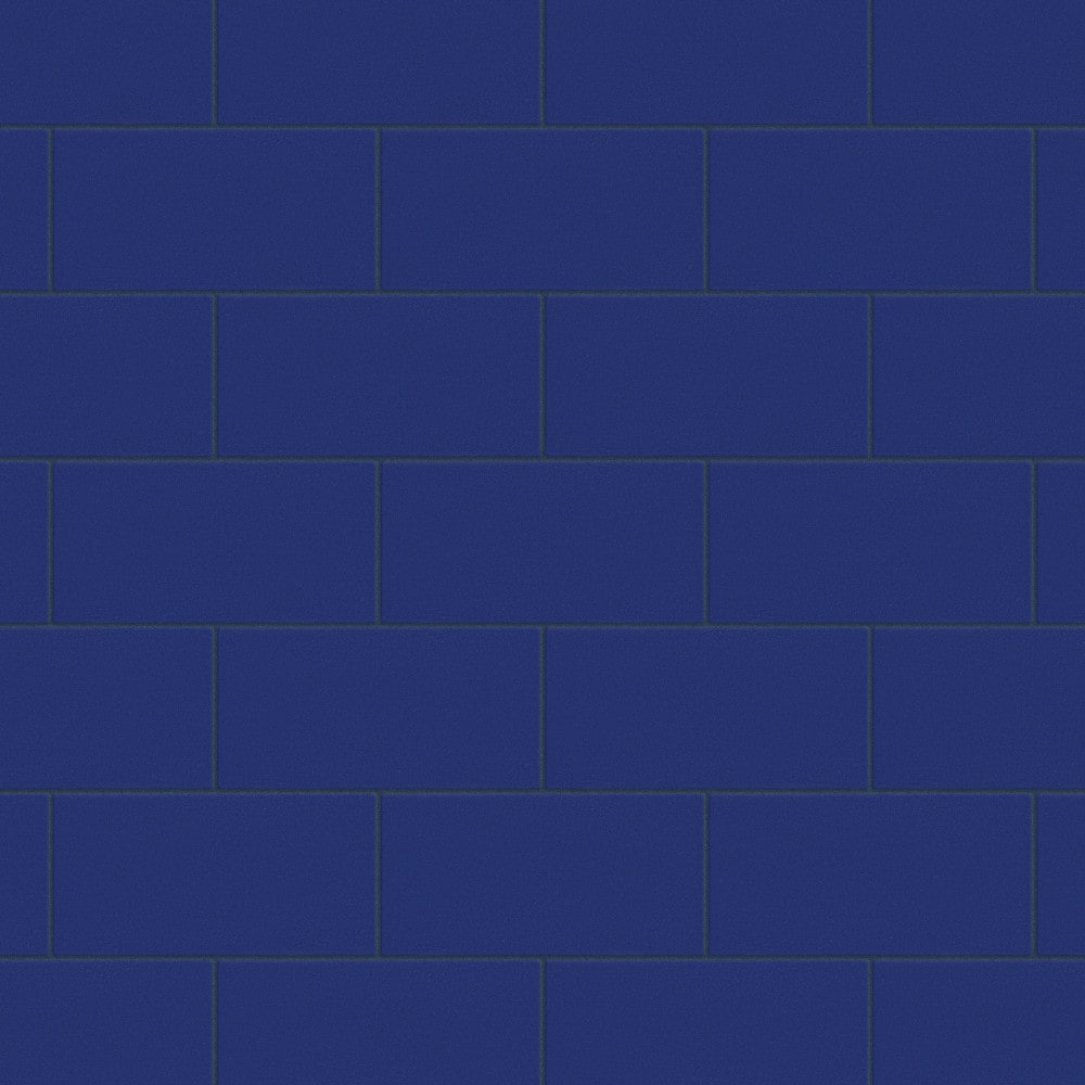 Affinity Tile S1FGAPBKGC Sample- Piscina Cobalt Glossy 5-in x 10-in Glossy Porcelain Subway Floor and Wall Tile