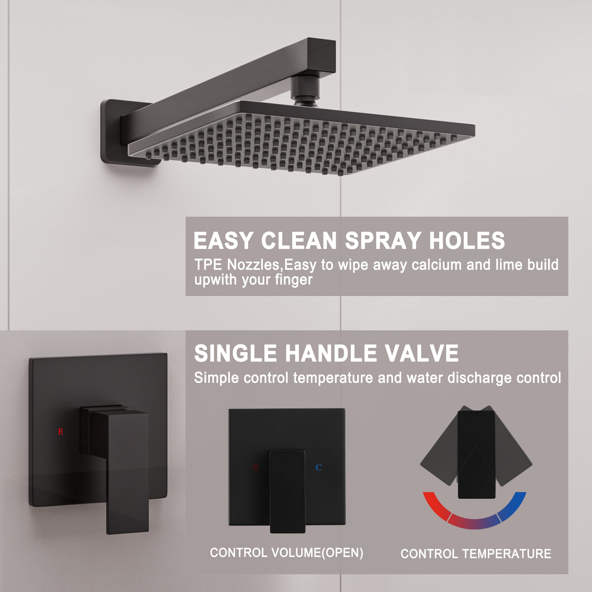 GZMR MR-EB-C-2-10-MB Showerhead-Bar-Panels - View #5