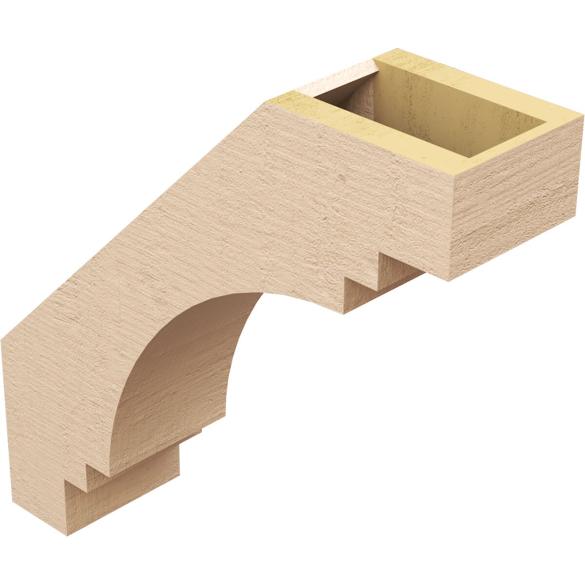Ekena Millwork BRCUR05X18X18PECRCPR braces - View #6