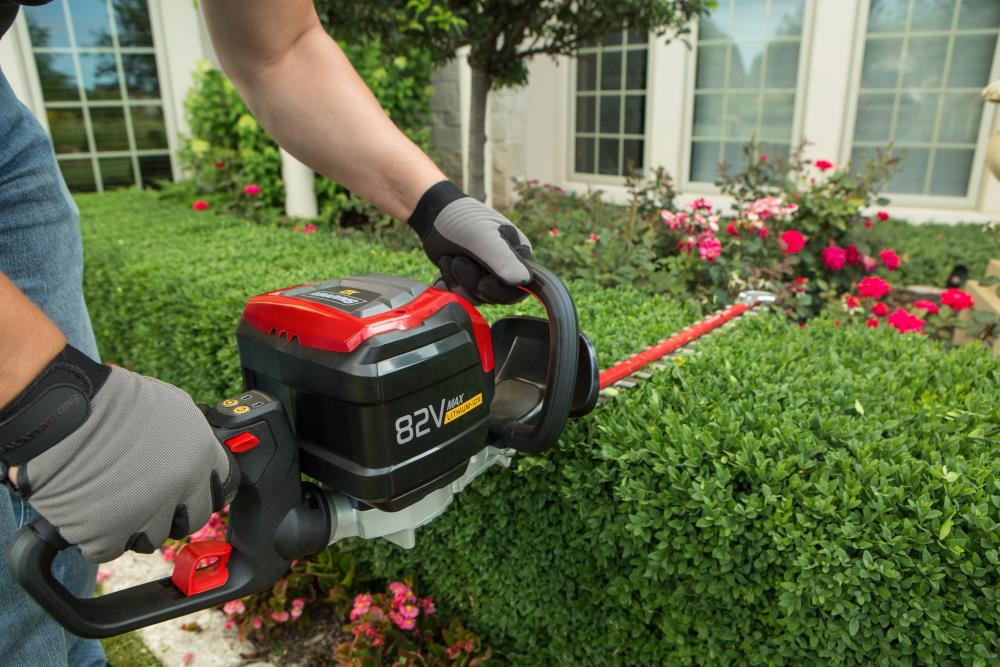 Snapper cordless hedge deals trimmer