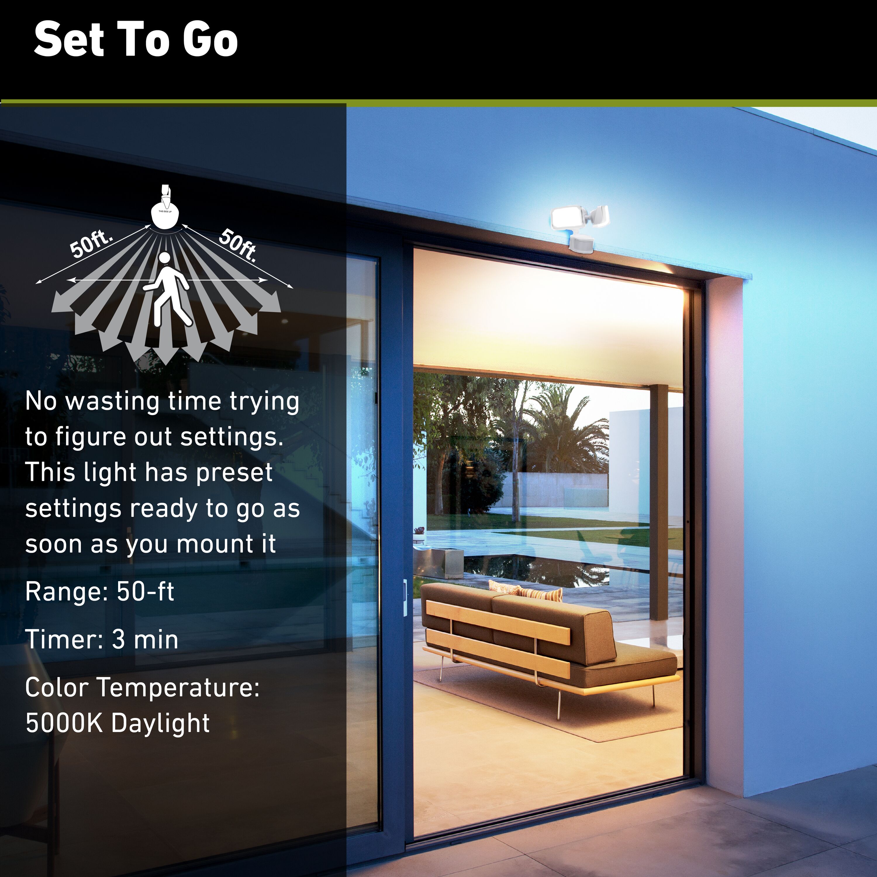 Good Earth Lighting SE1292-WH3-02LF0-G Motion-Activated-Floodlights - View #16