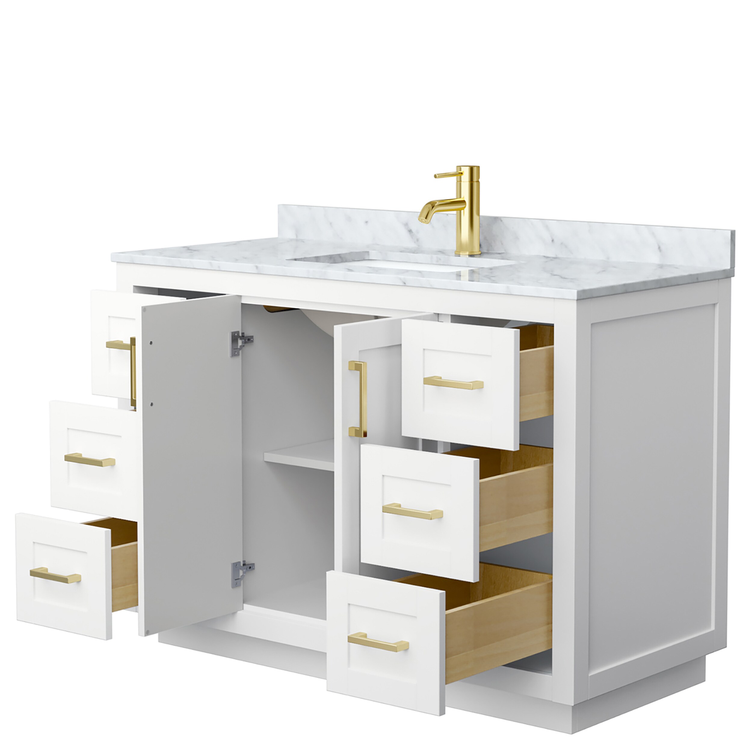 Wyndham Collection WCF292948SWGCMUNSMXX Bath-Vanity-Combo - View #3