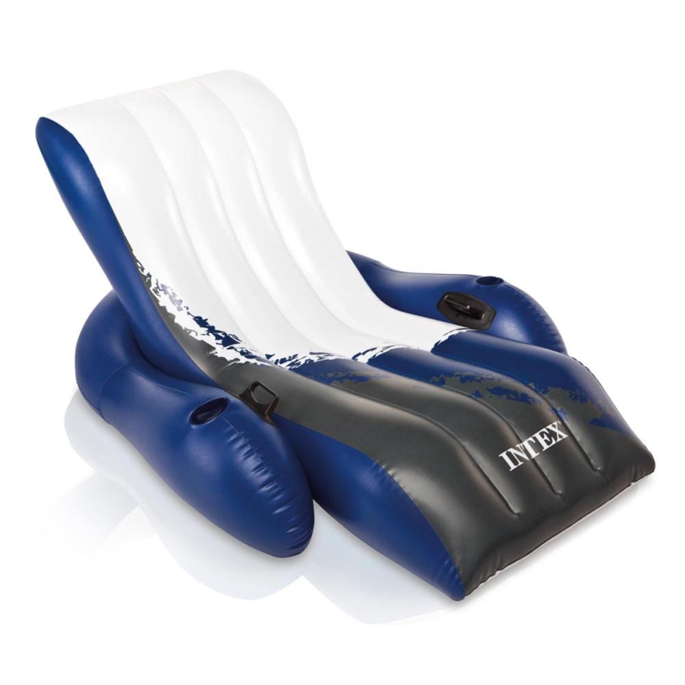 Intex 58868EP-02 71-Inches x 53-Inches Multi Inflatable lounger 2 -Pack