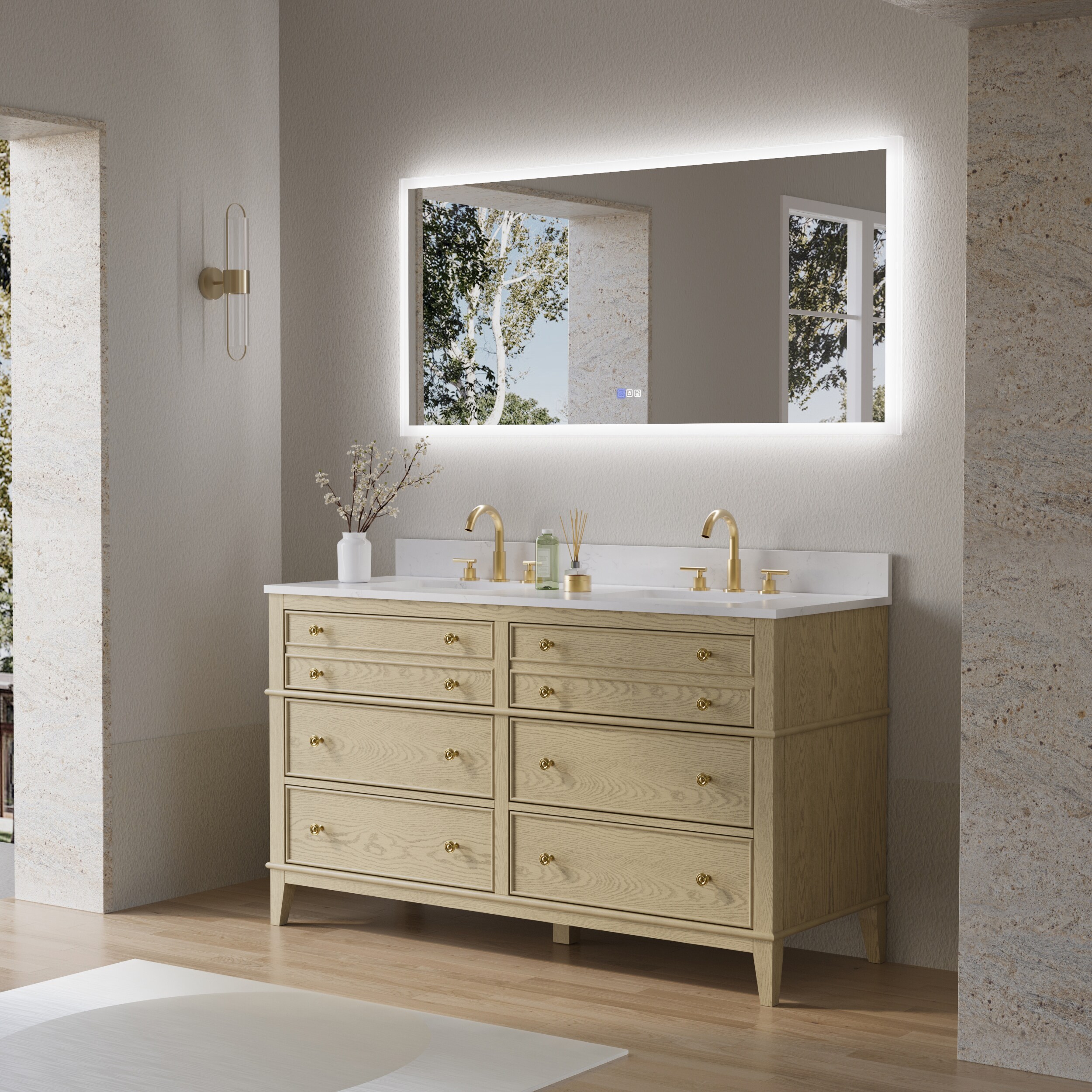 WELLFOR W7MRL6028 Framed-Bath-Mirrors - View #13
