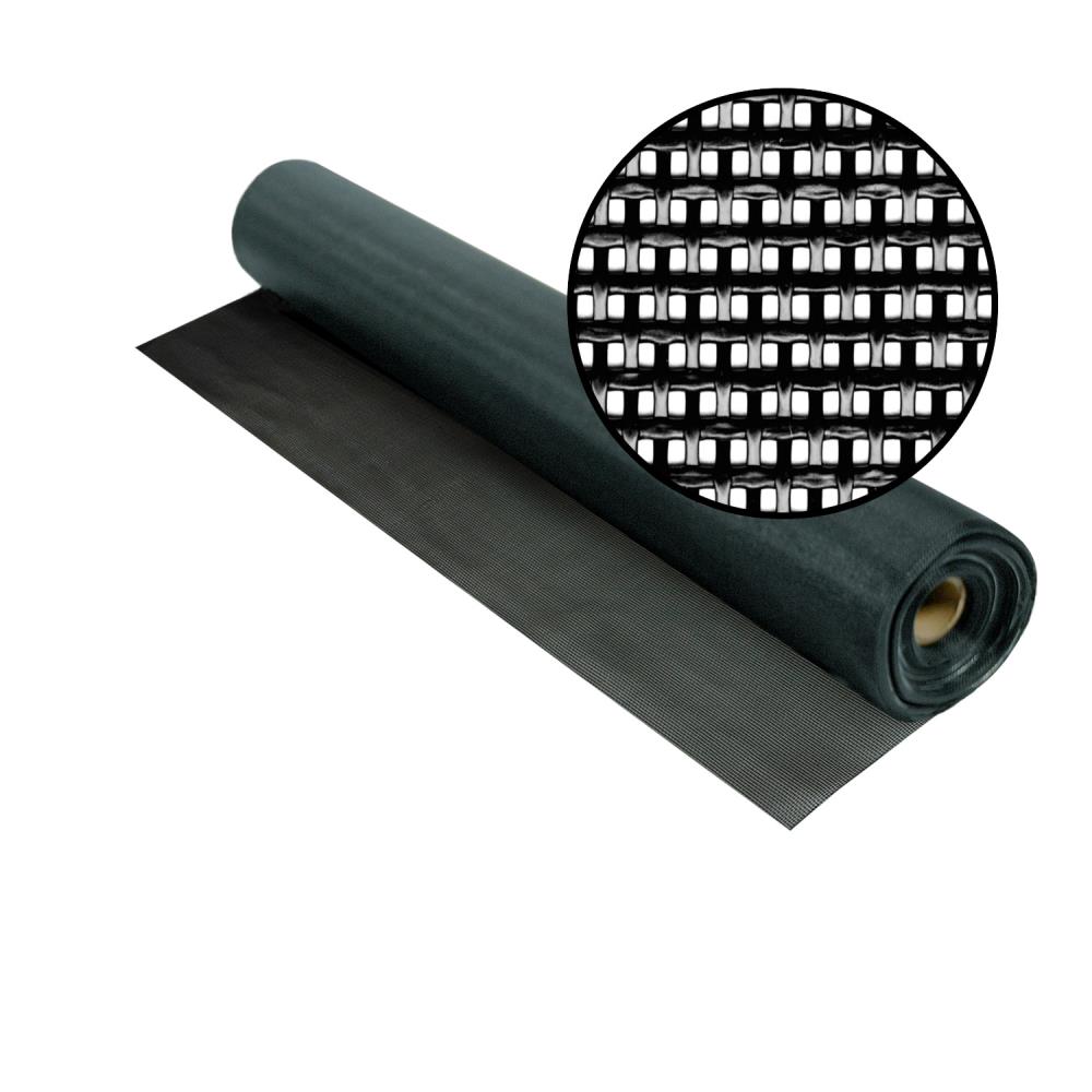 Phifer 3004041 SunTex174 80 4-ft x 100-ft Black Polyester Screen mesh