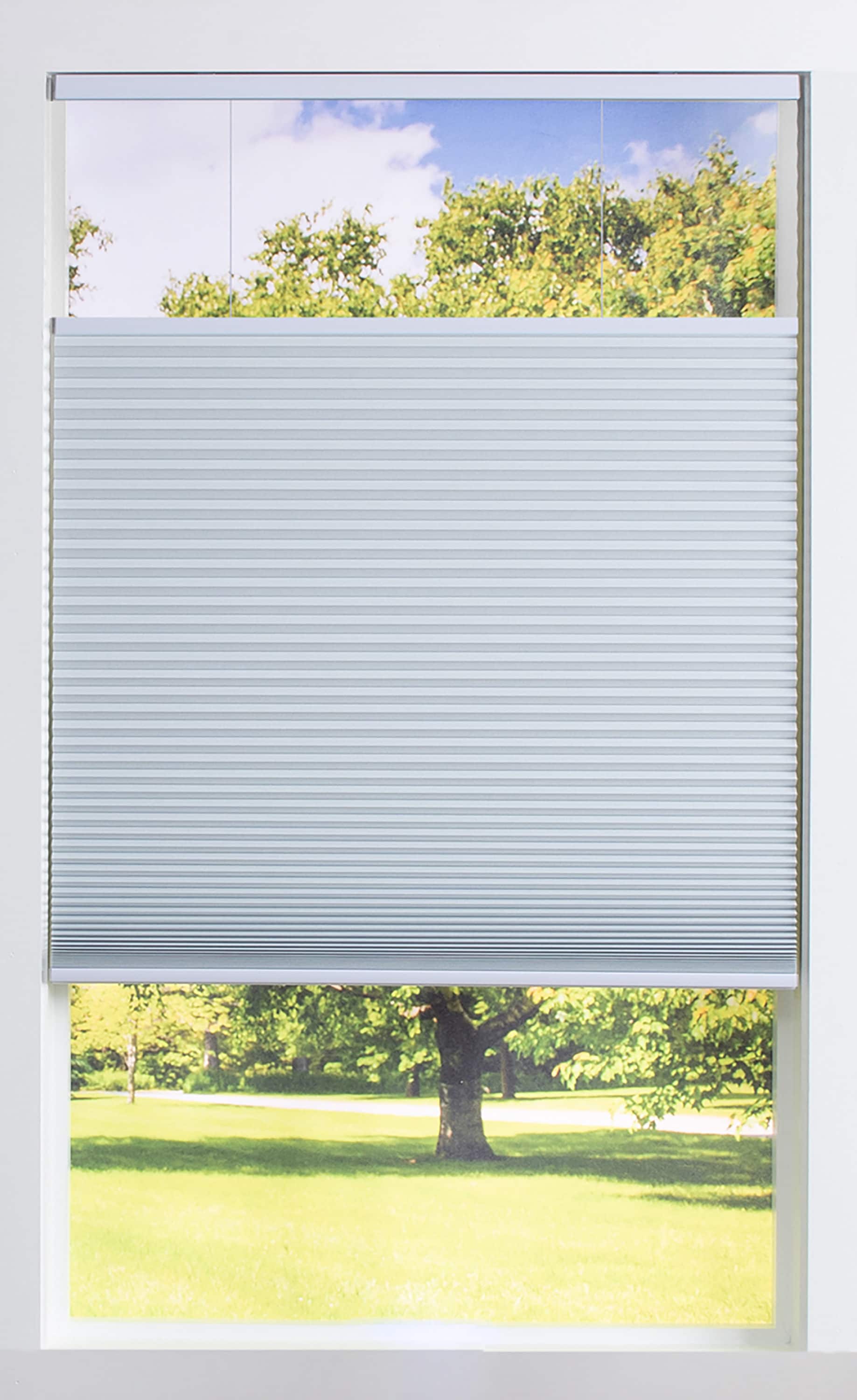 allen roth 48-in x 48-in White Blackout Cordless Top-down/bottom-up Cellular  Shade in the Window Shades department at