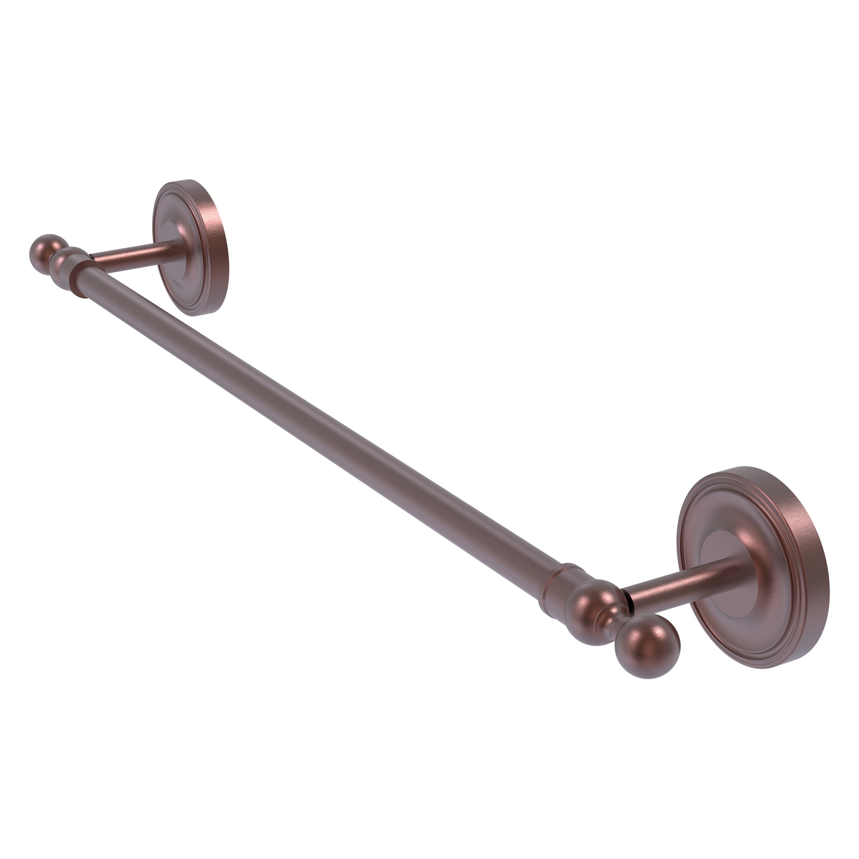 Allied Brass R-41/30-CA Regal 30-in Antique Copper Wall mount Single Towel Bar