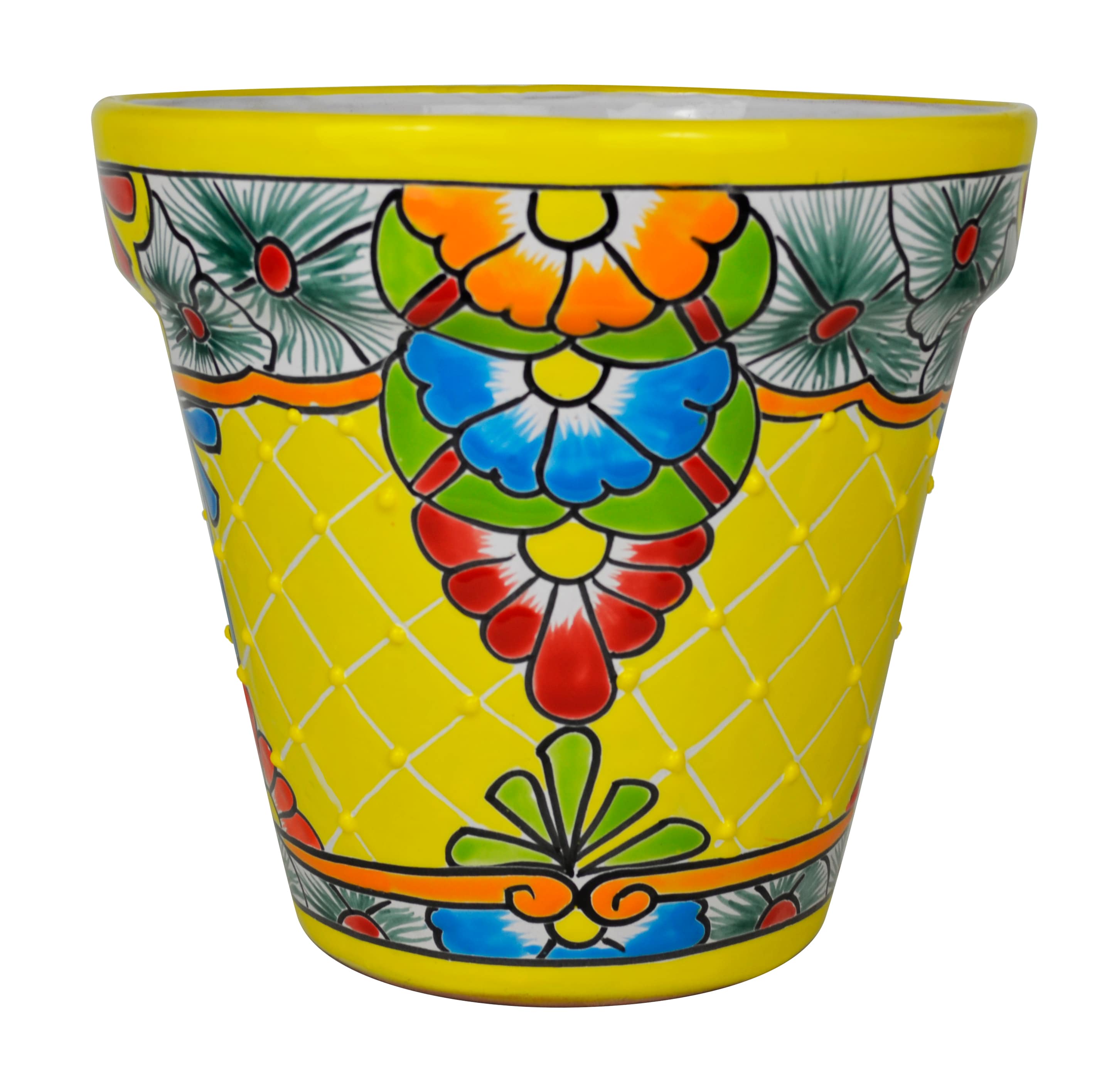 Style Selections KEN-200-M2 Cone 10-in W x 10-in H Multiple Colors/Finishes Clay Indoor/Outdoor Planter