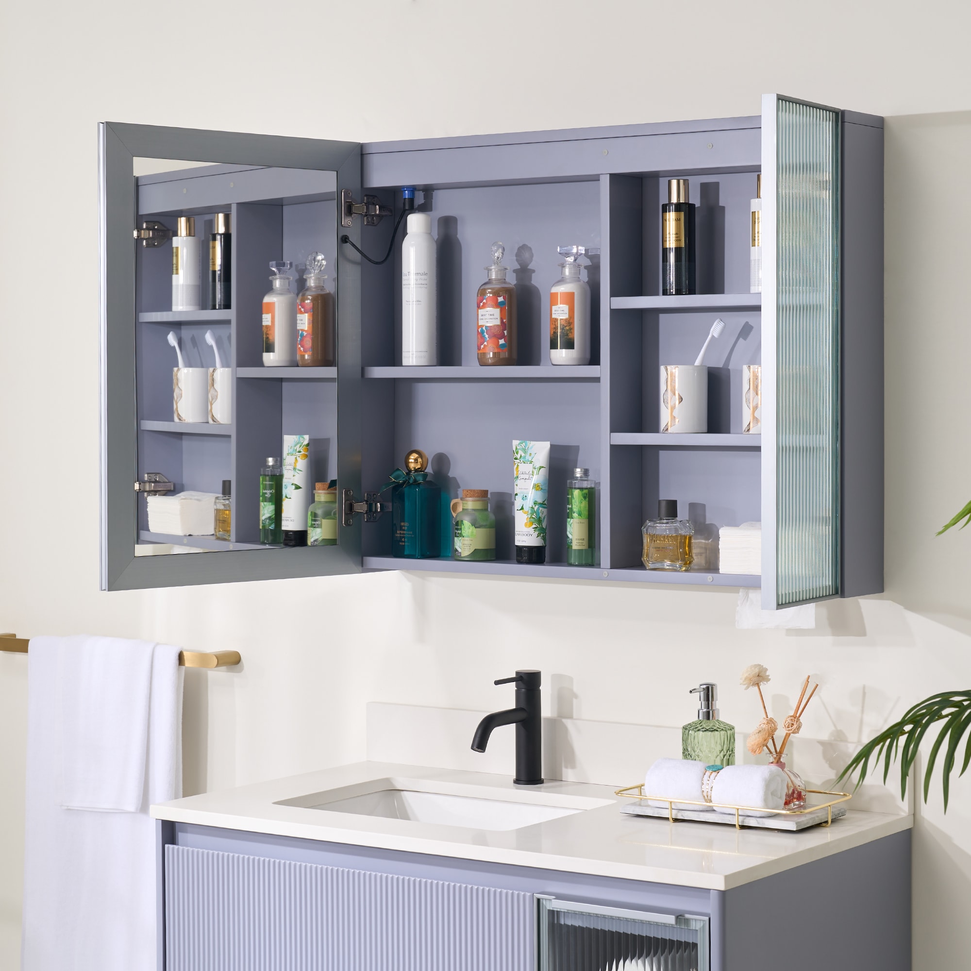 WELLFOR FL36MCL-LV Bathroom-Medicine-Cabinets - View #4