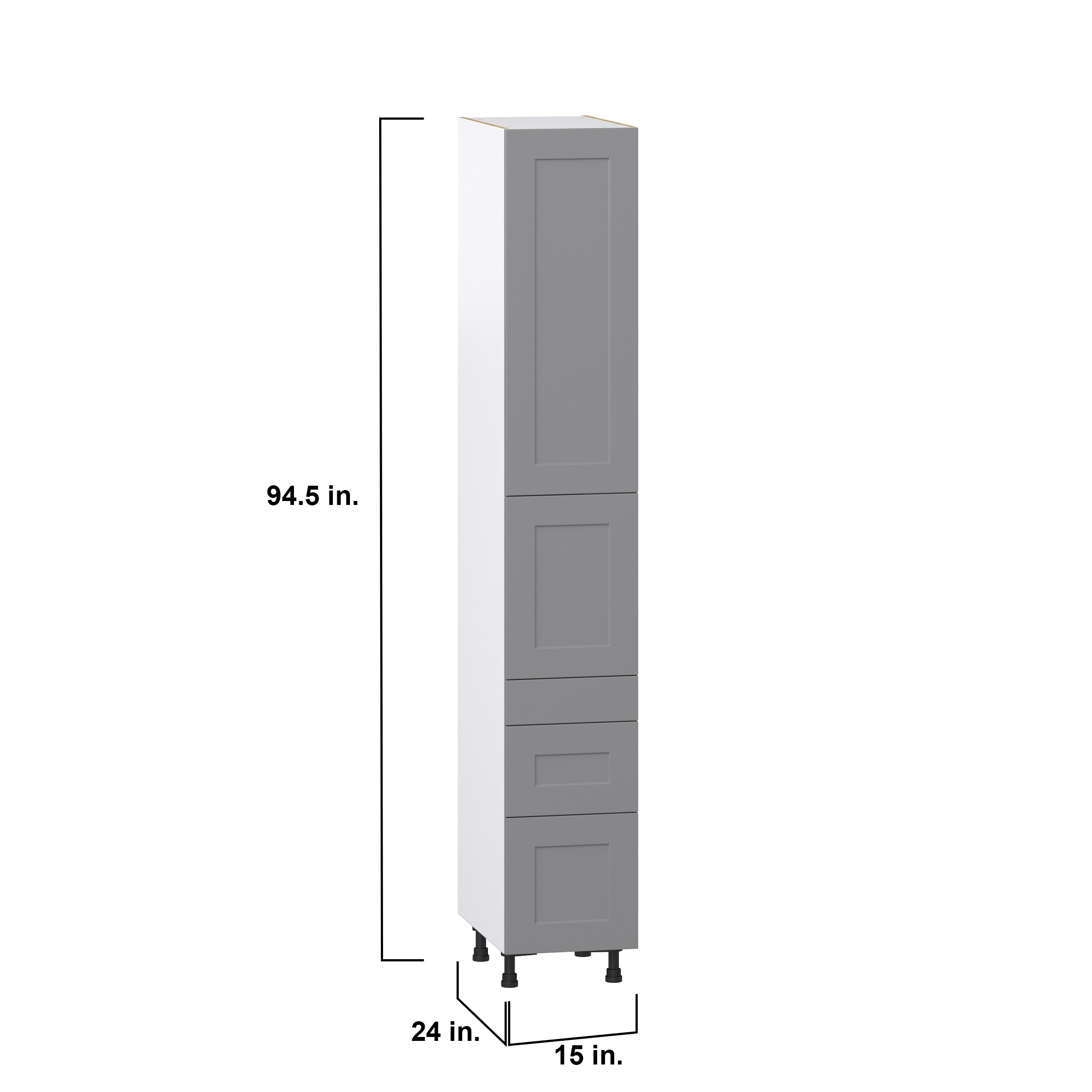 Hugo&Borg DST3D152494.5I2-BM Cabinets-Kitchen - View #4