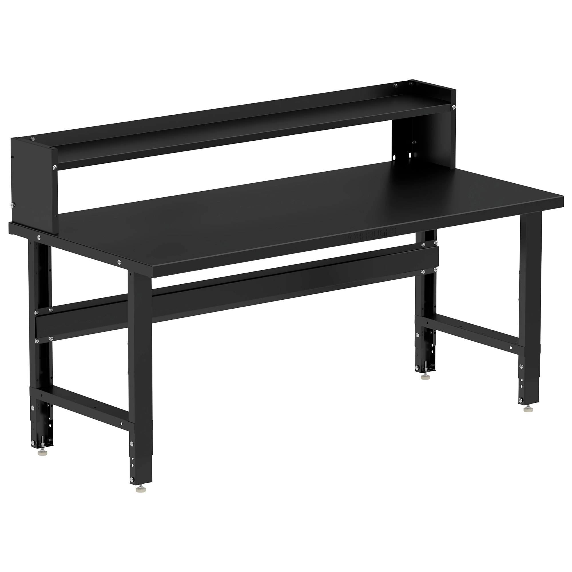 Borroughs E1-WB7228PD-D 72-Inches L x 30.75-Inches H Powder Coated Finish Steel Adjustable Height Work Bench