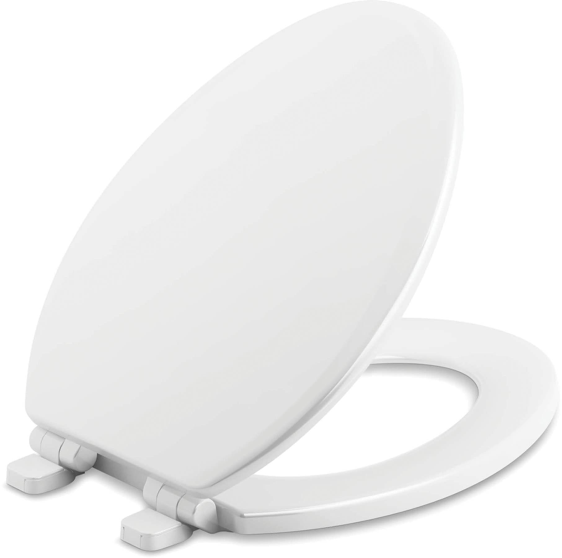 MUJIUSHI Soft Close Toilet Seat with One Button Quick Release & Simple Top Fixing D/U Shape Toilet Seat for Easy Installation & Cleaning Toilet Seat 