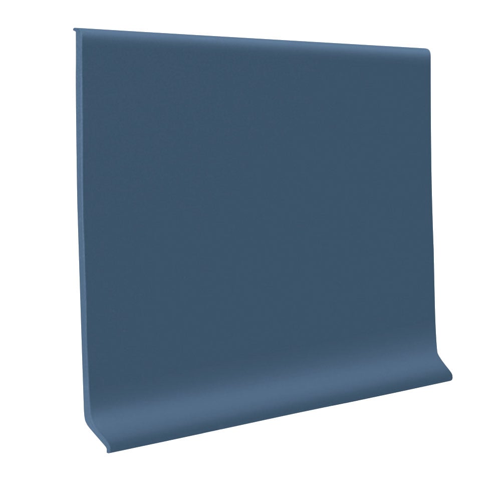 Flexco Blue 4-in x 48-in Vinyl Floor Base