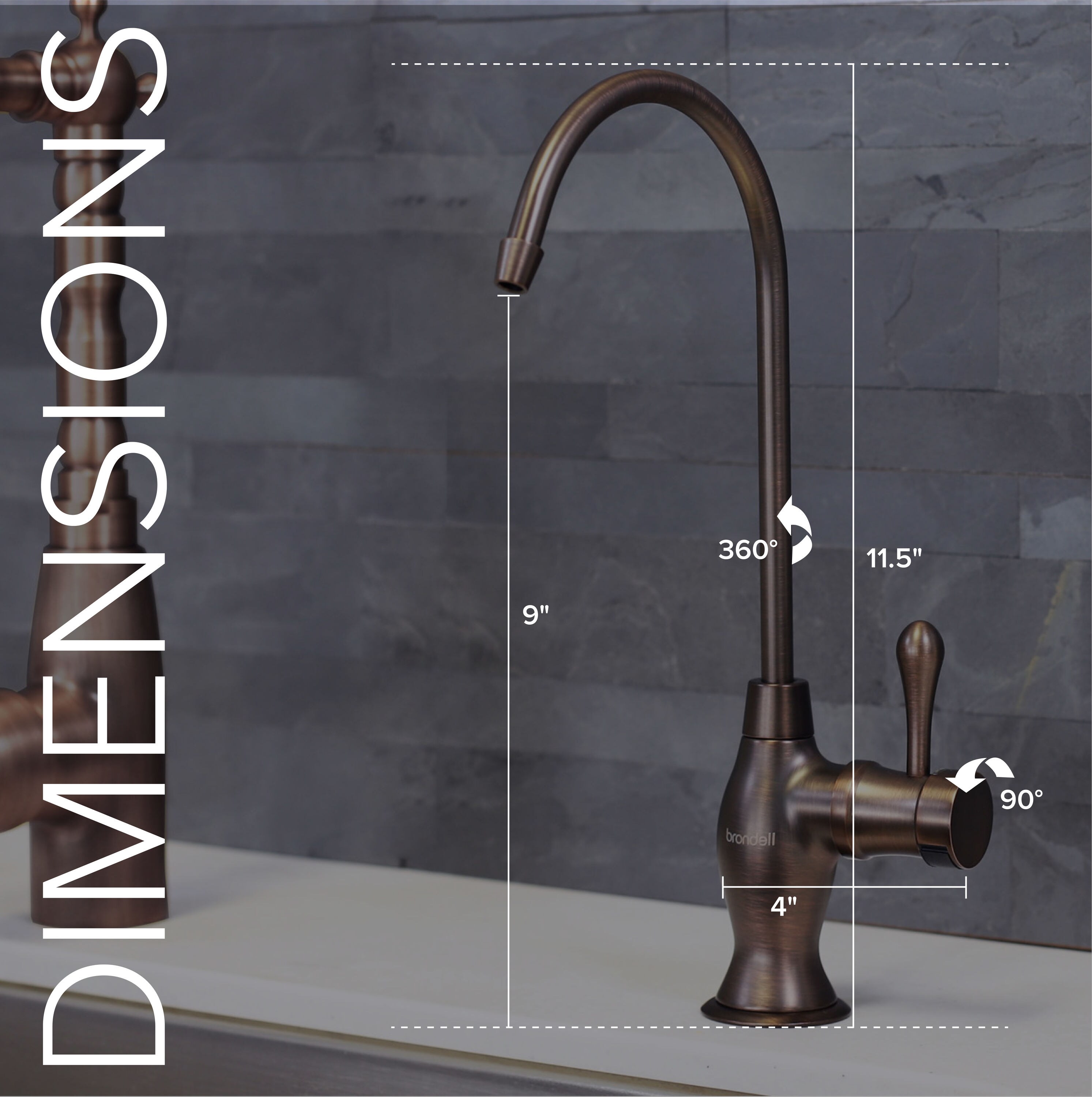 Brondell BF300-PC-L775-6 Kitchen-Faucets - View #3