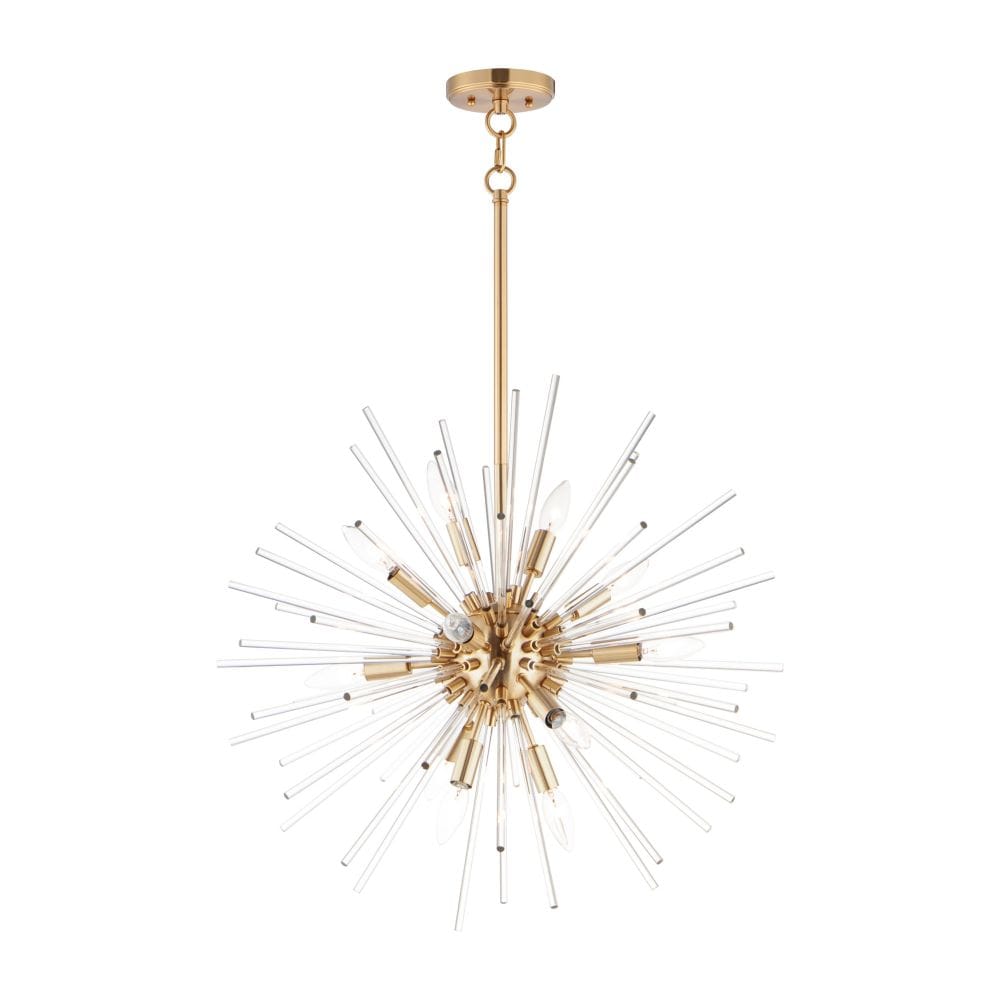 Maxim Lighting Polaris 12 Light Large Pendant by Maxim - 28664CLSBR