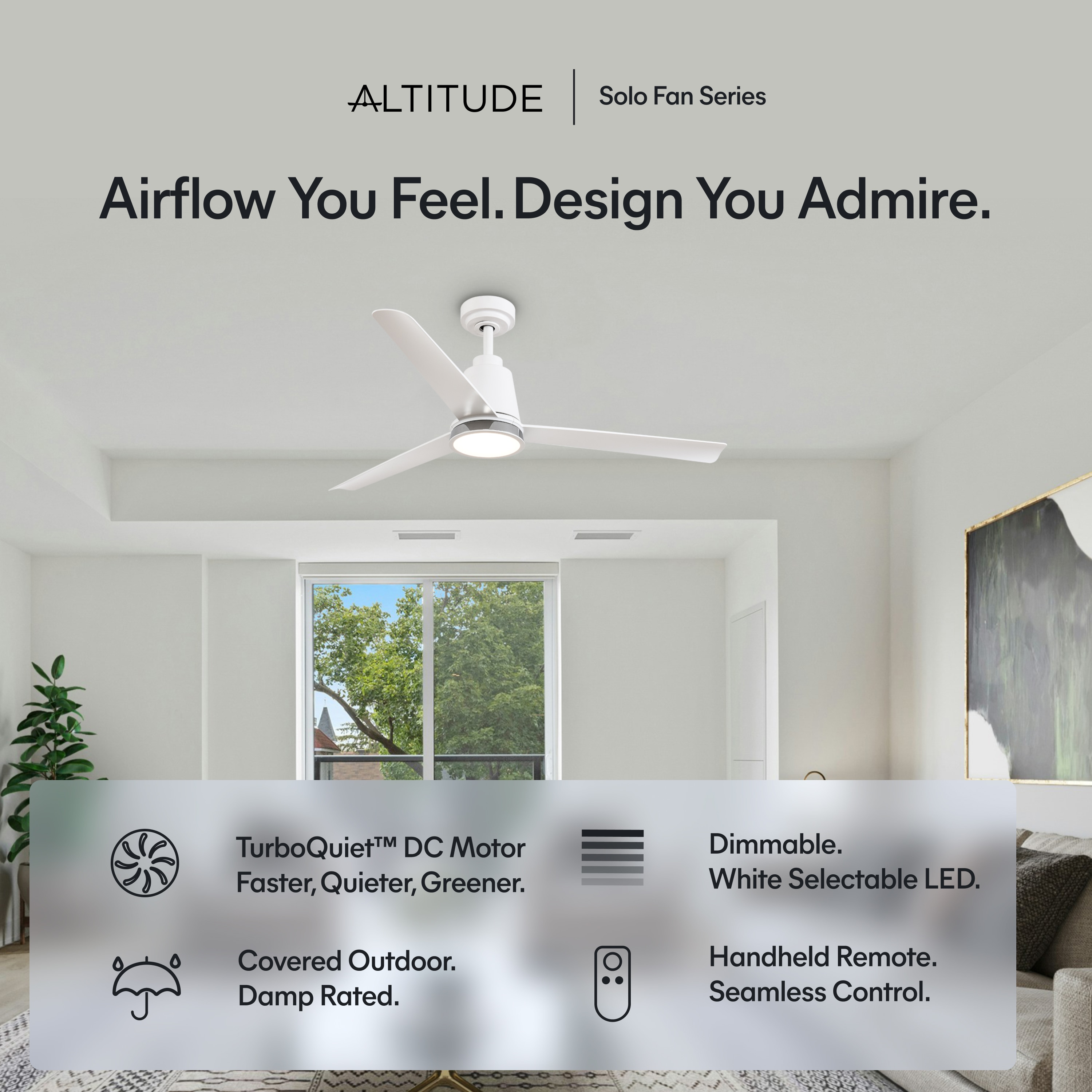 ALTITUDE SOLO-52-MWH-MWH-BN Ceiling-Fans - View #5
