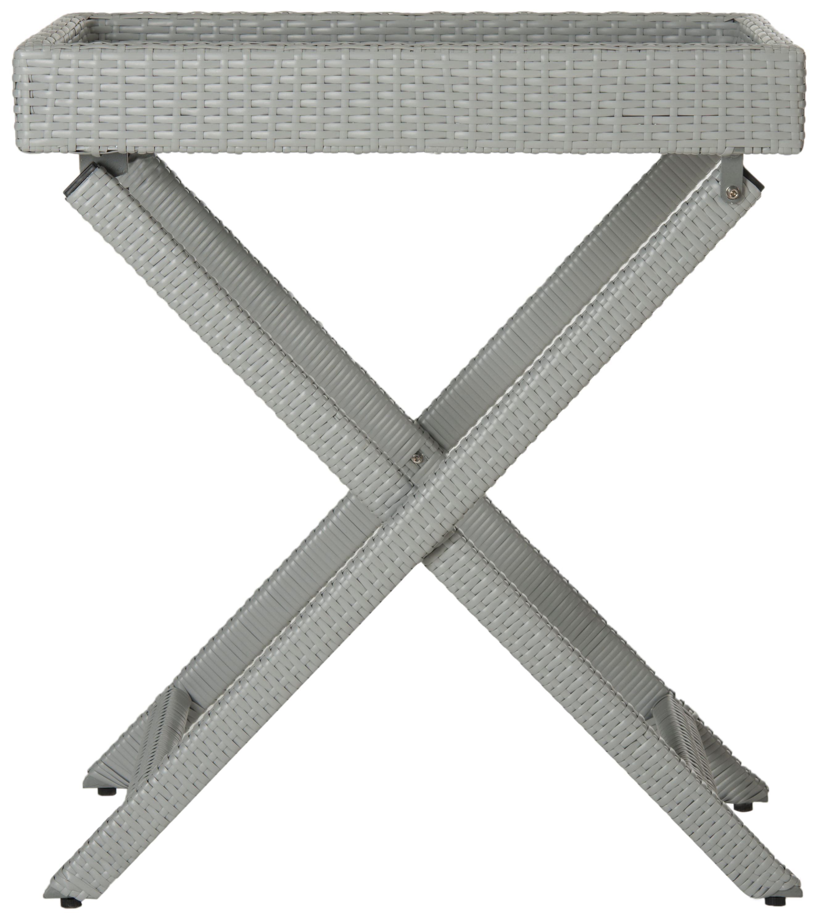 Safavieh PAT2004B BARDIA TRAY TABLE (GRAY)
