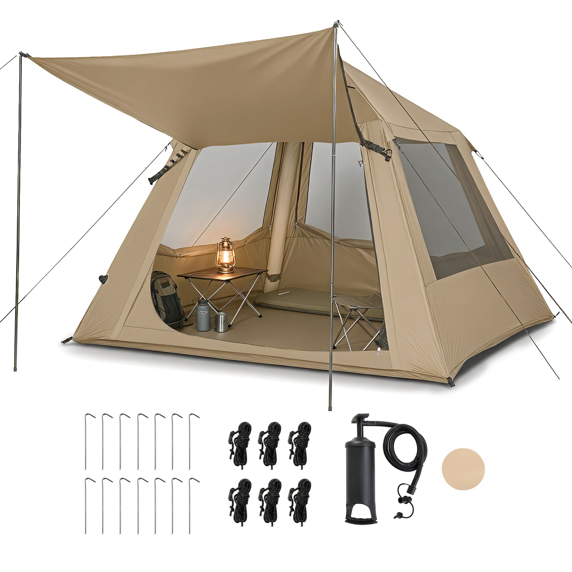 msr elixir 2 tent v2 ~ Windthrow Color:Light Terra sommer schlafsack baby Dear With generous space for amenity-dome