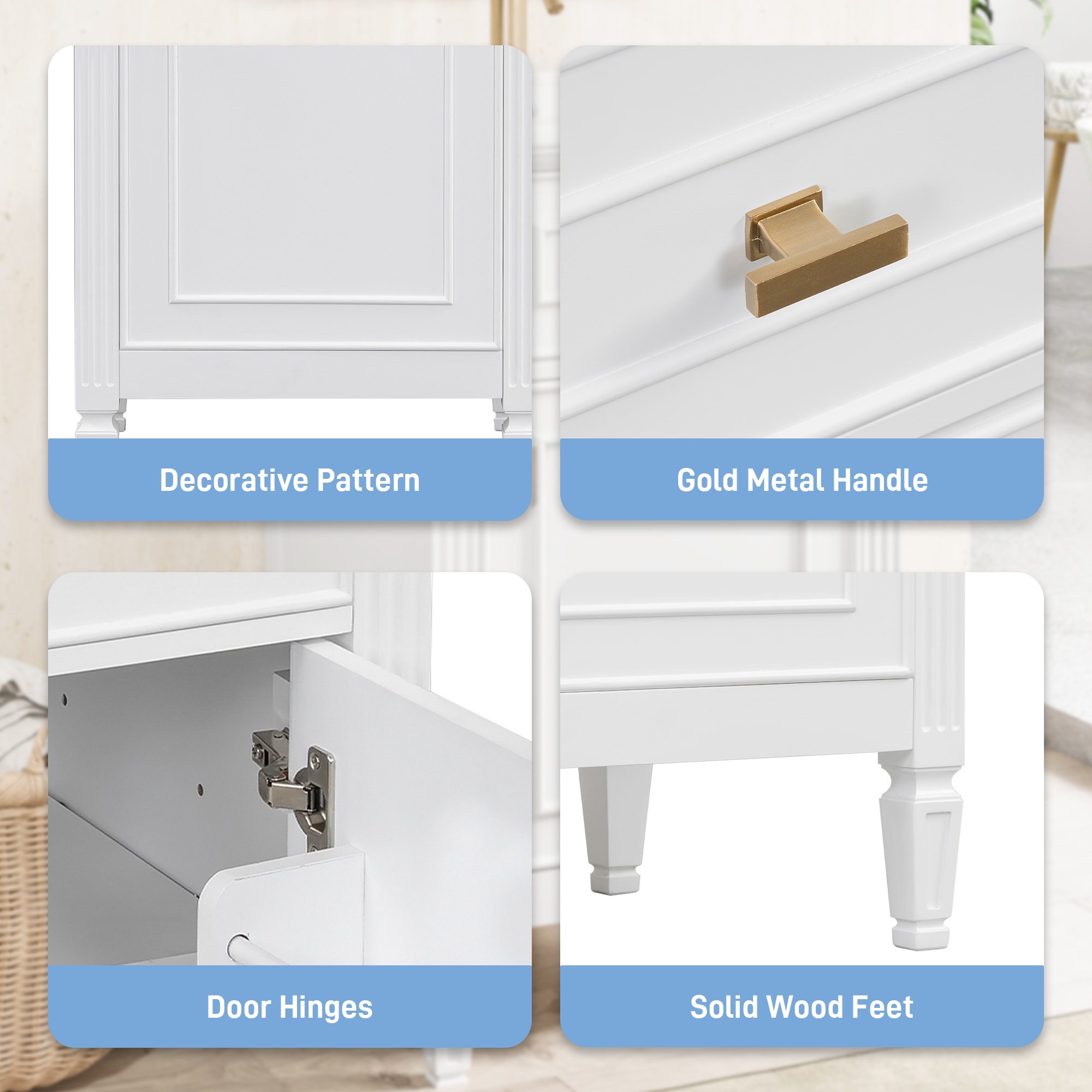 WELLFOR WA918DH Bath-Vanity-Combo - View #2