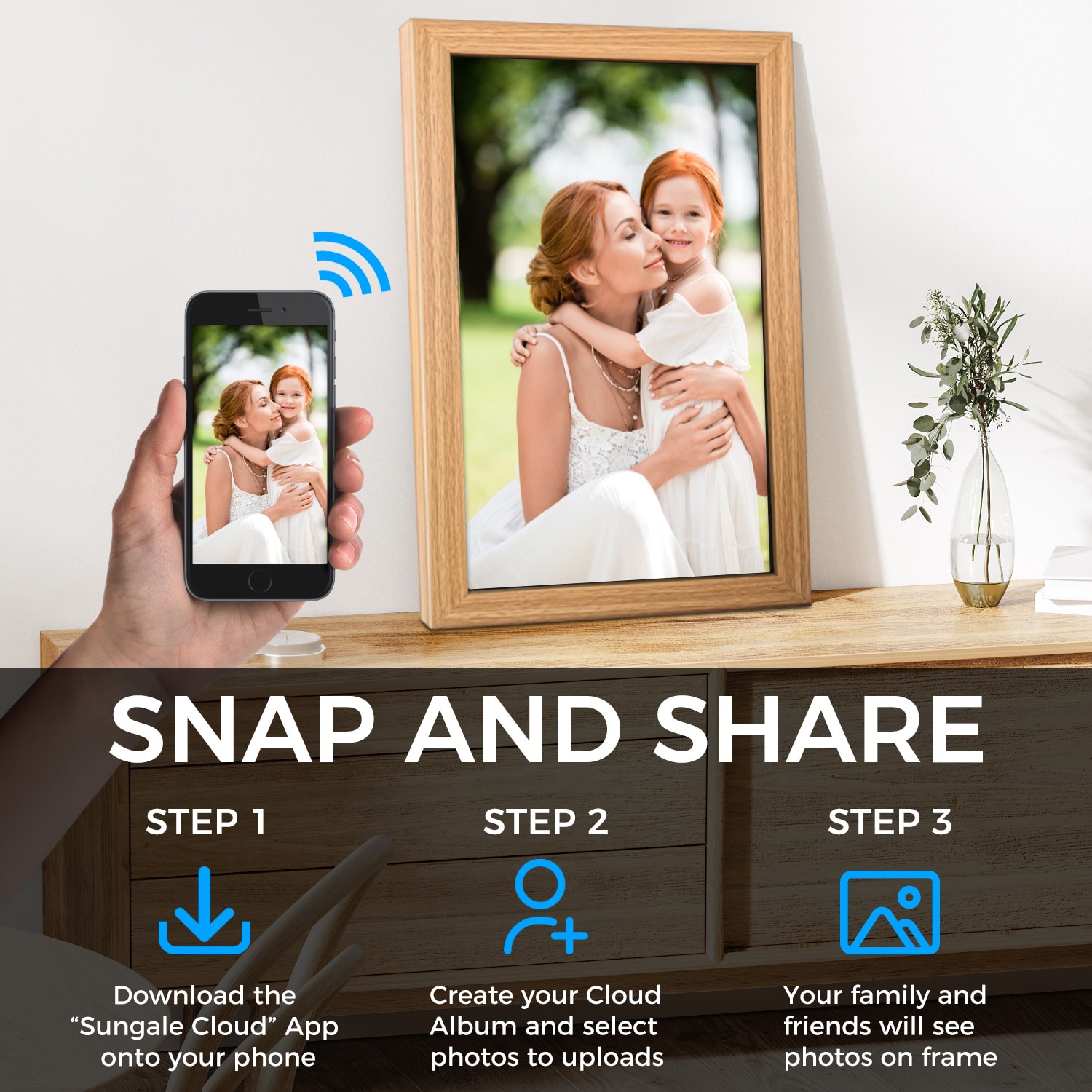 Sungale CPF2200 Picture-Frames - View #3