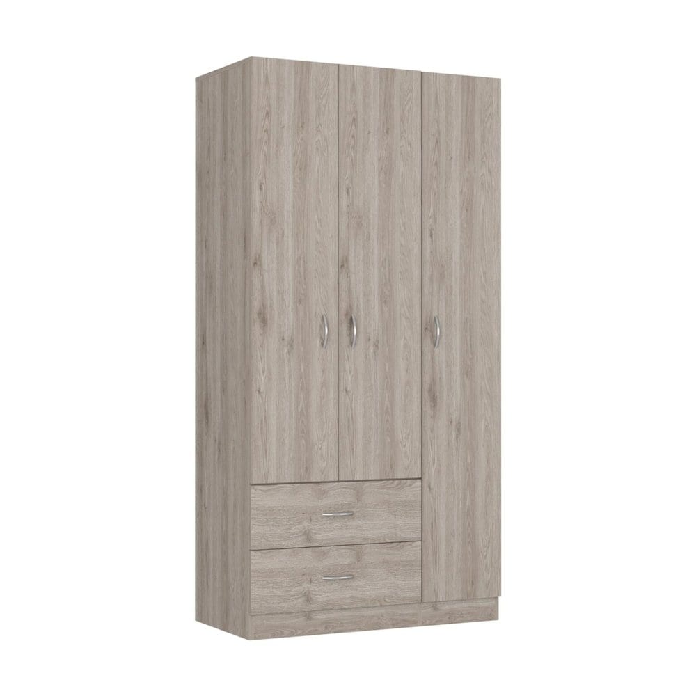 Austral Three Door Armoire Light Gray MDF