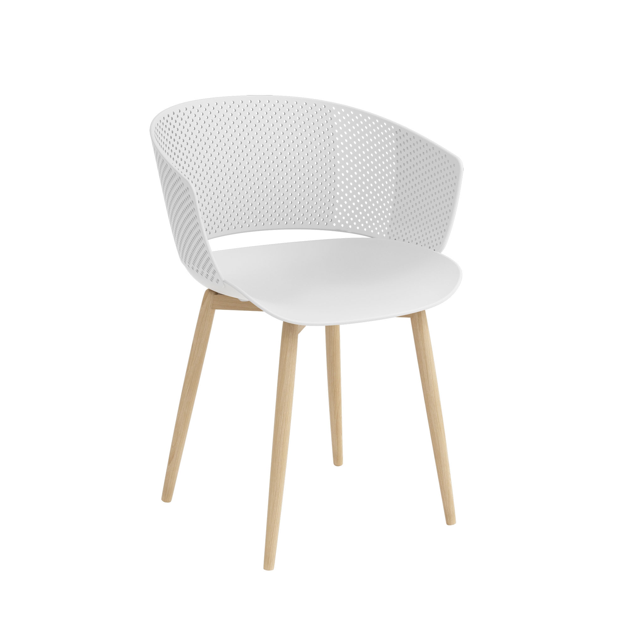 Jamesdar JCHA560-2WH Dining-Chairs - View #3