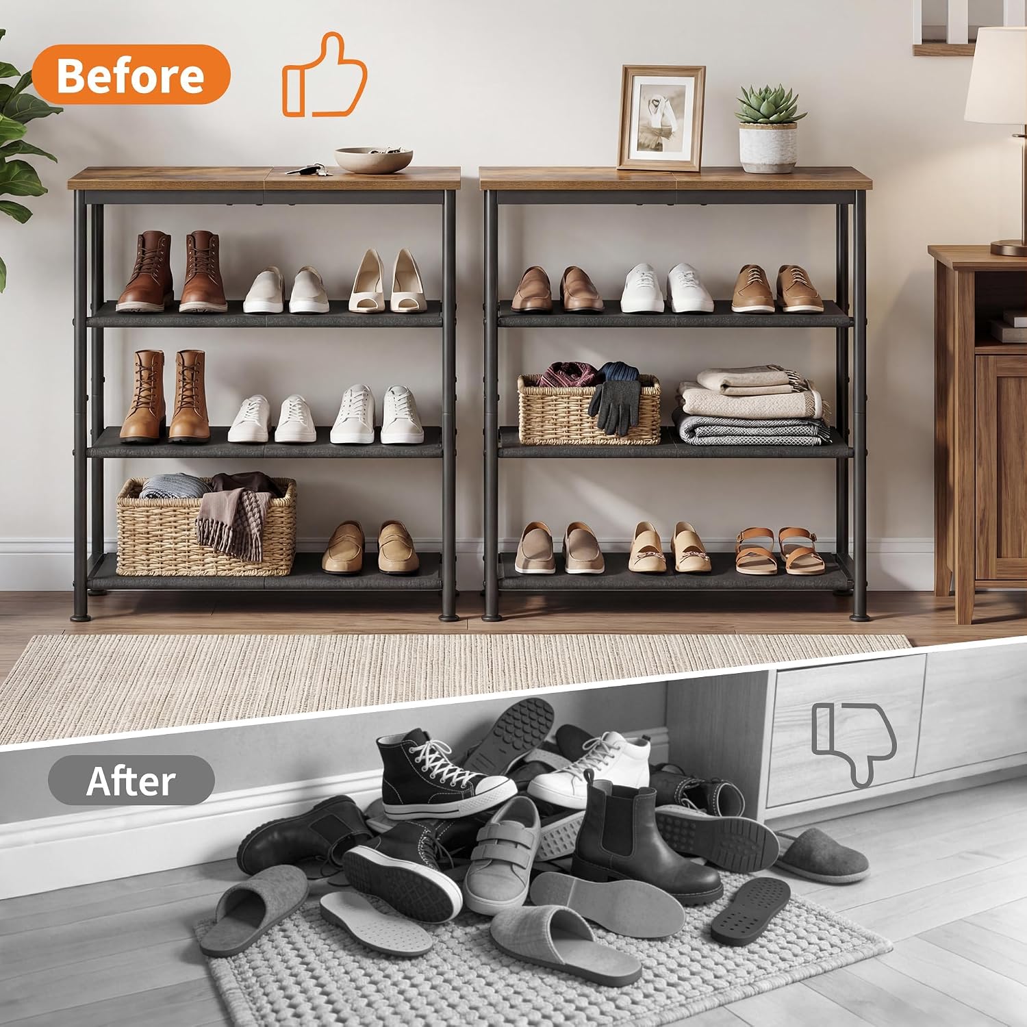 GAOMON 4QLFWVSWLDLEIH6WYA Shoe-Racks - View #4