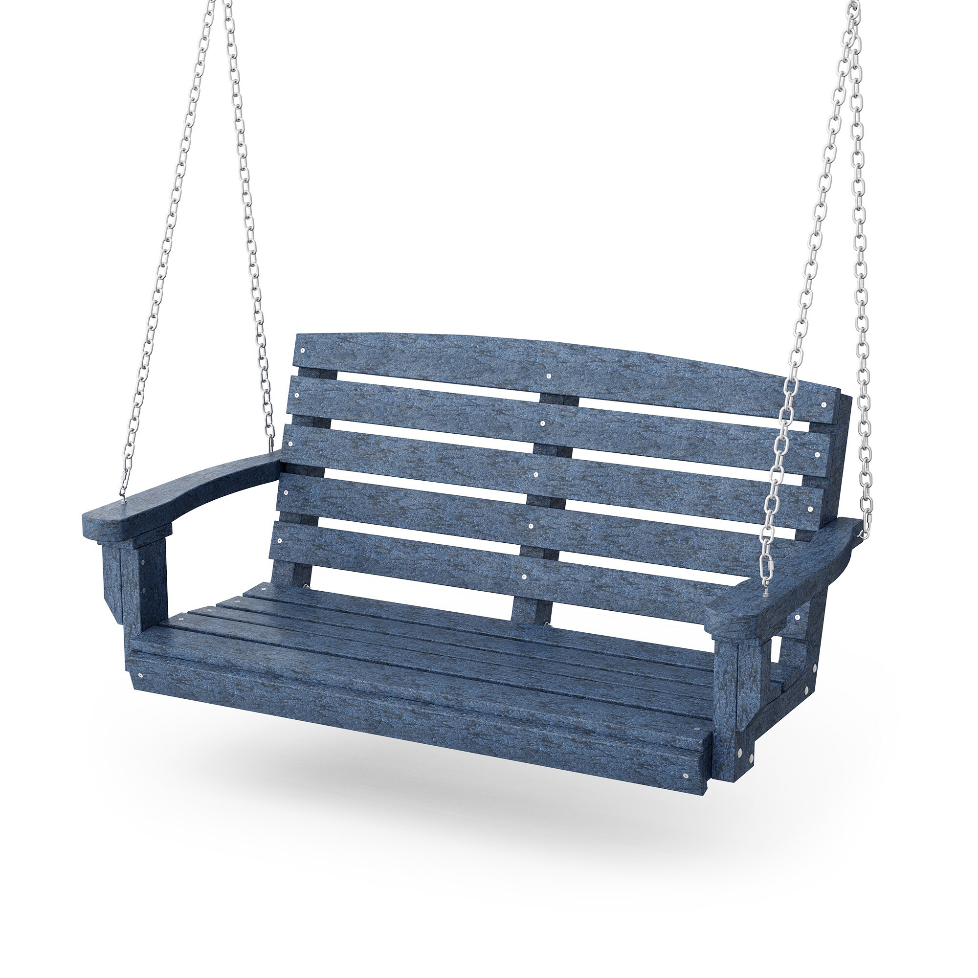 Wildridge LCC-202-PB Classic 2 -person Patriot Blue Plastic Outdoor Swing
