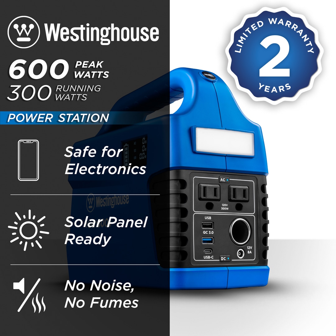 Westinghouse 300-Rated/600-Peak Watt Camping/RV Power Station 300-Watts Portable Power Station IGEN300S Sansujyuku sansujyuku.com