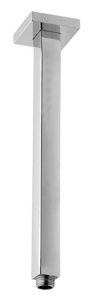 Nikles A46N.C30.000.05N/US Quadro 300 ceiling arm Chrome 11.8-in Bathtub/Shower Arm and Flange (0.98-ID)
