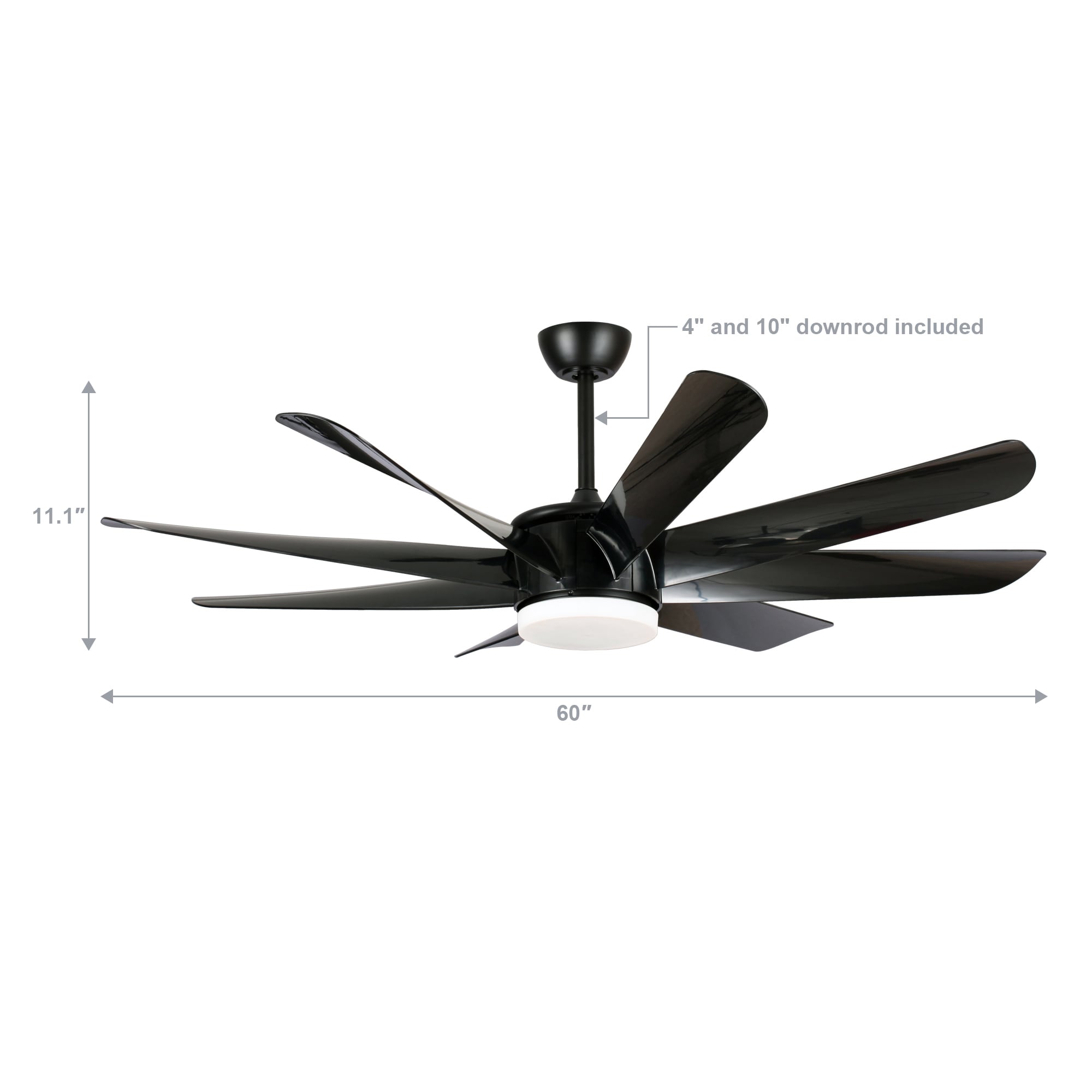 Parrot Uncle BBB60-3180BK Ceiling-Fans - View #4