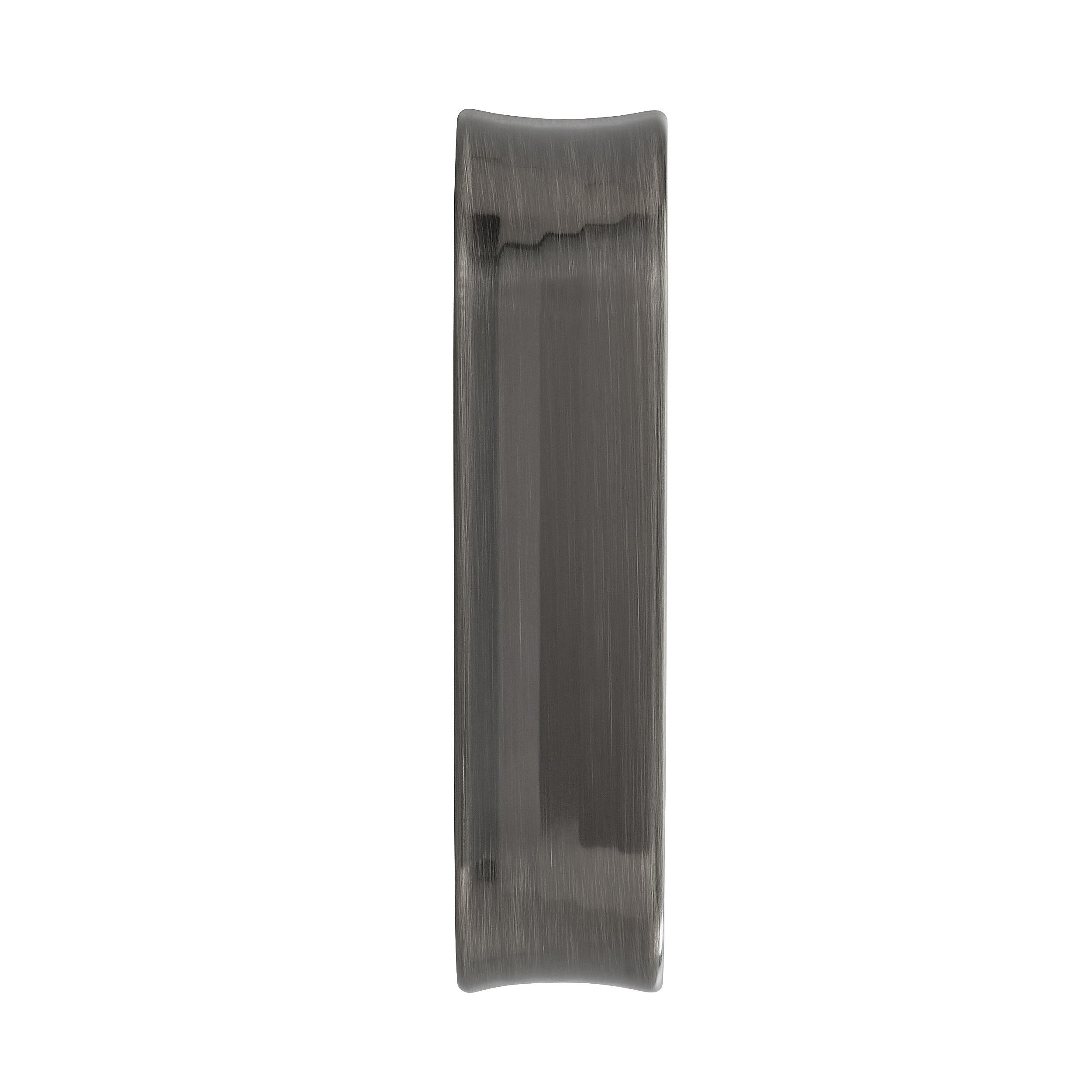Concentric Brushed Nickel Arch Cabinet Pull with Mounting Hardware