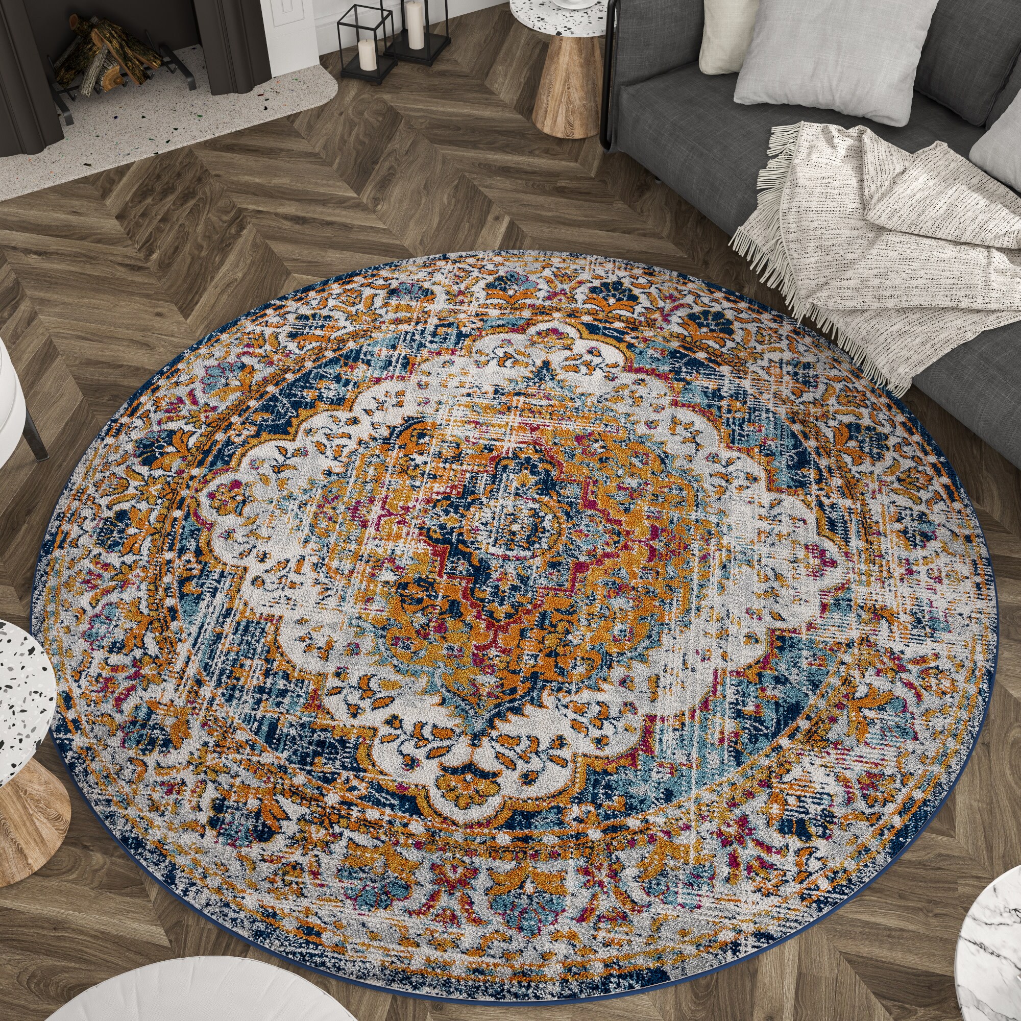 Tayse DIA1304 8RND rugs - View #4