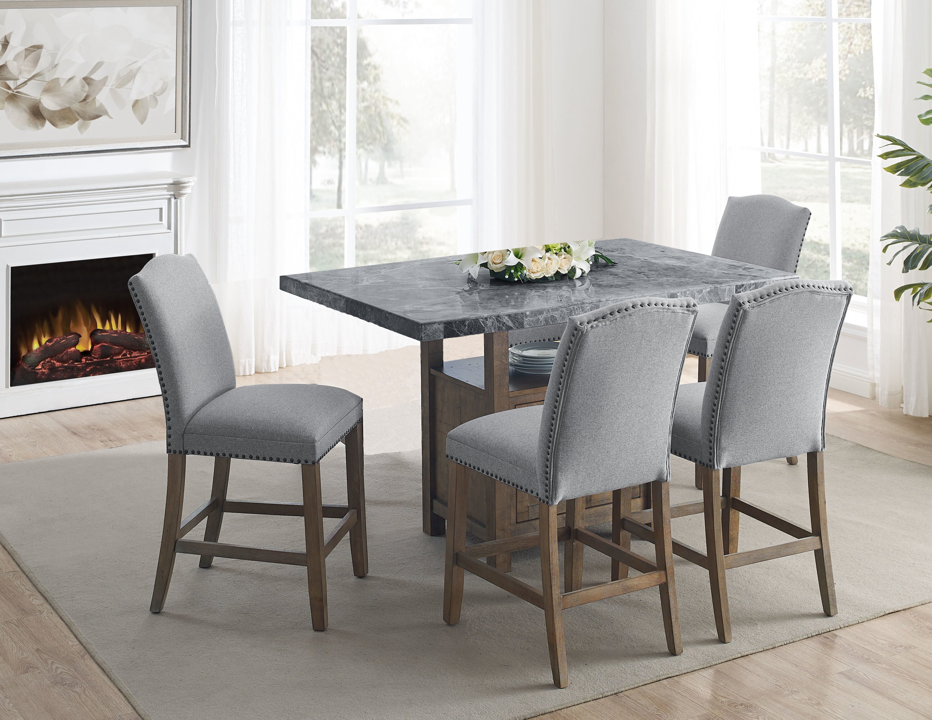 Steve Silver GS600CCG Dining-Chairs - View #3