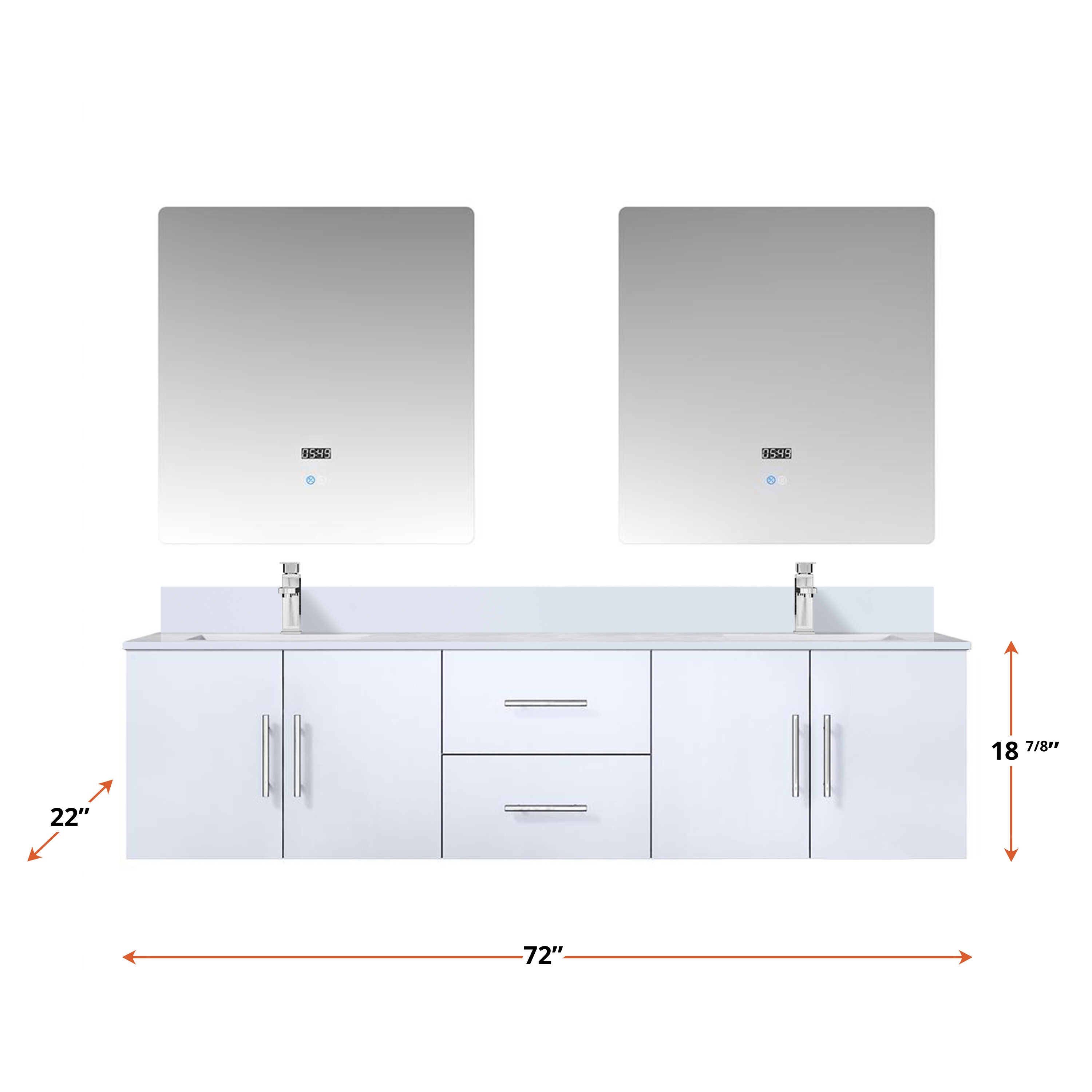 Lexora LVG72DM210 Bath-Vanity-Combo - View #8