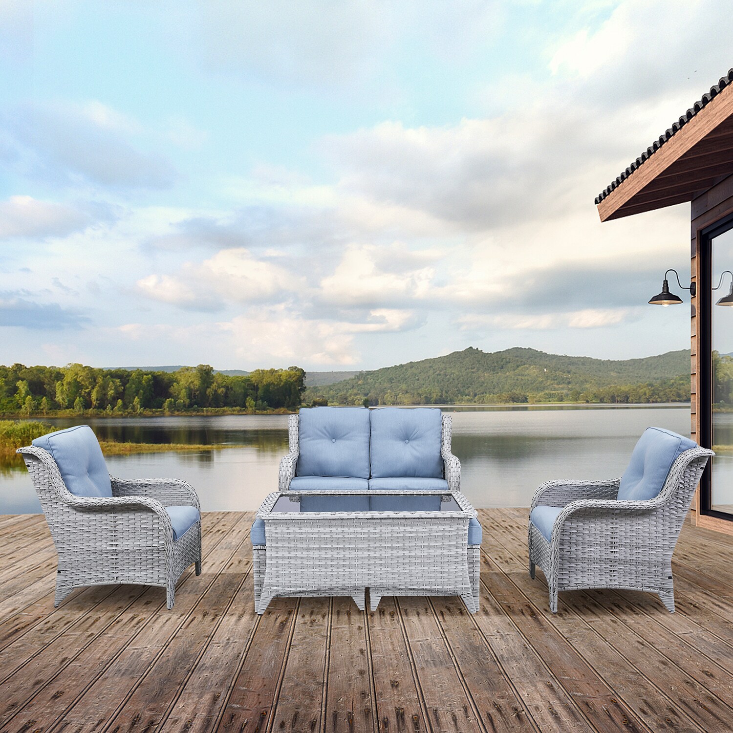 Rilyson FS076078075077-BB Patio-Conversation-Sets - View #2