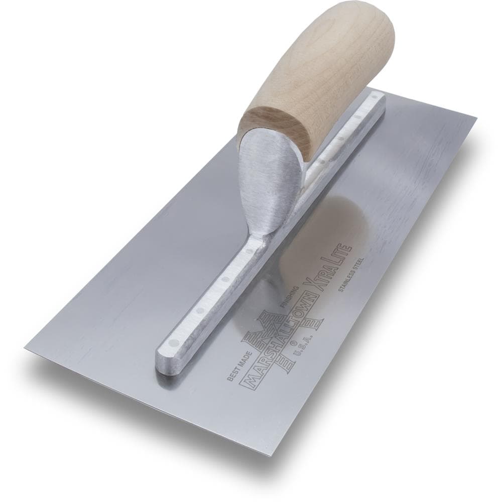 Marshalltown MXS91SS 10.5-Inches x 4.5-Inches Stainless steel Finishing Concrete Trowel