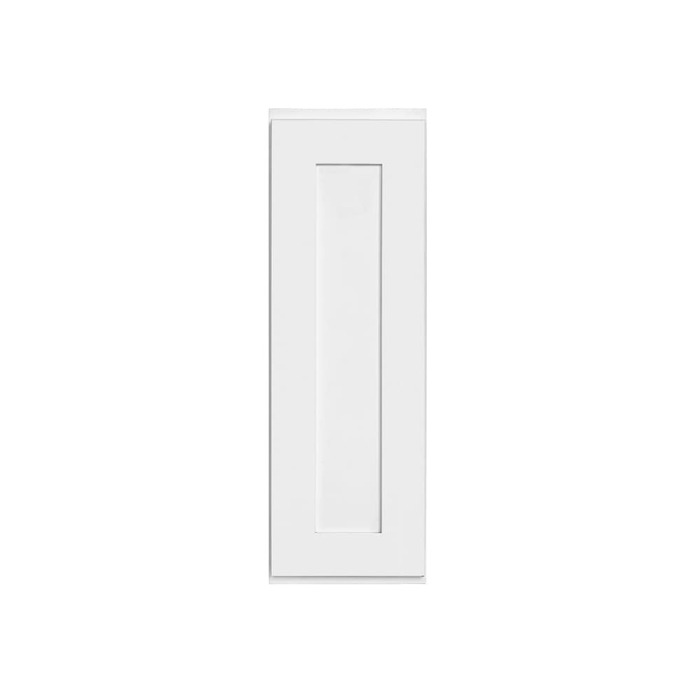 RELIABILT LS-SW-W1236R Fairplay 12-in W x 36-in H x 12-in D White Wall Ready to assemble Plywood Cabinet (Recessed Panel Shaker)