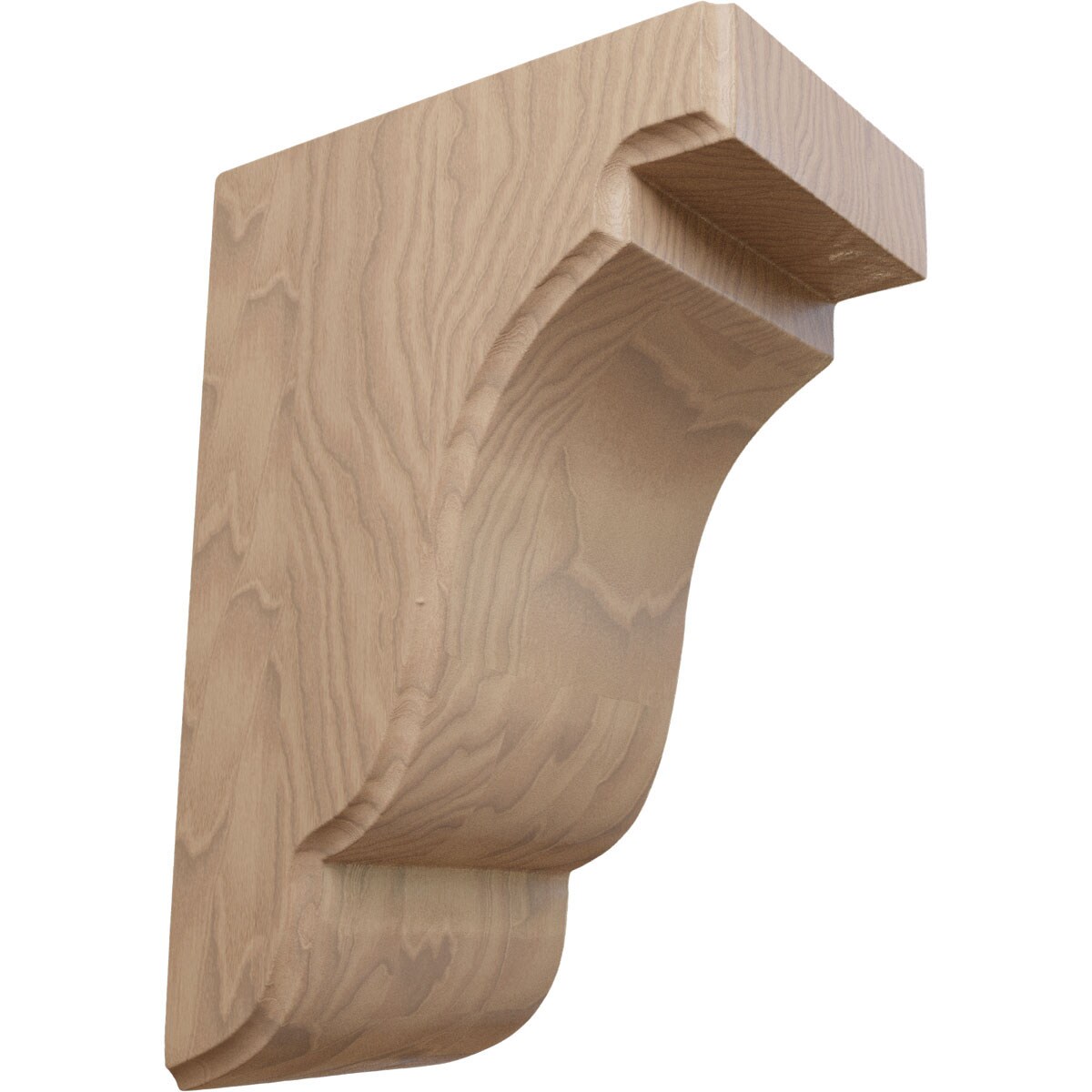 Ekena Millwork BKTW04X05X08BEGM Bedford 3-1/2-in x 5-in x 7-1/2-in Mahogany Wood Standard Bracket